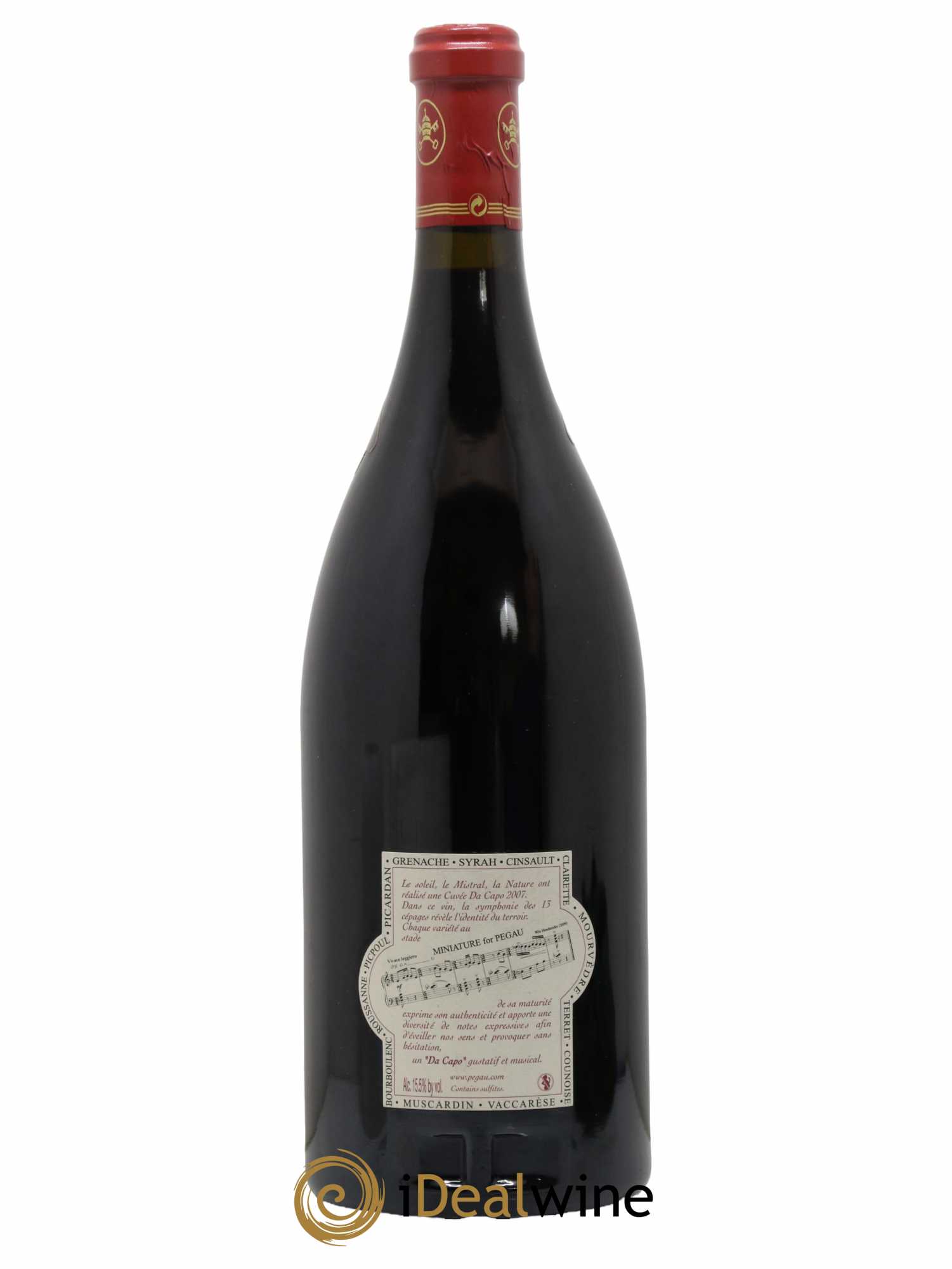 Châteauneuf-du-Pape Domaine du Pégau Cuvée Da Capo Paul et Laurence Féraud 2007 - Lot de 1 magnum - 1