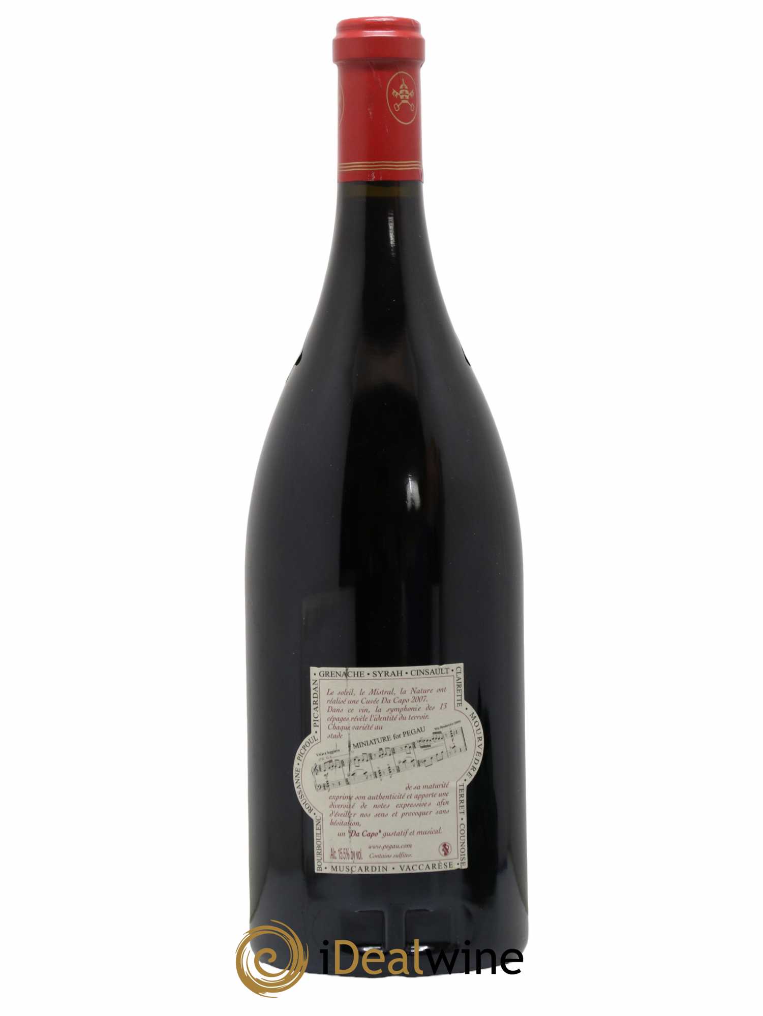 Châteauneuf-du-Pape Domaine du Pégau Cuvée Da Capo Paul et Laurence Féraud 2007 - Lot de 1 magnum - 1