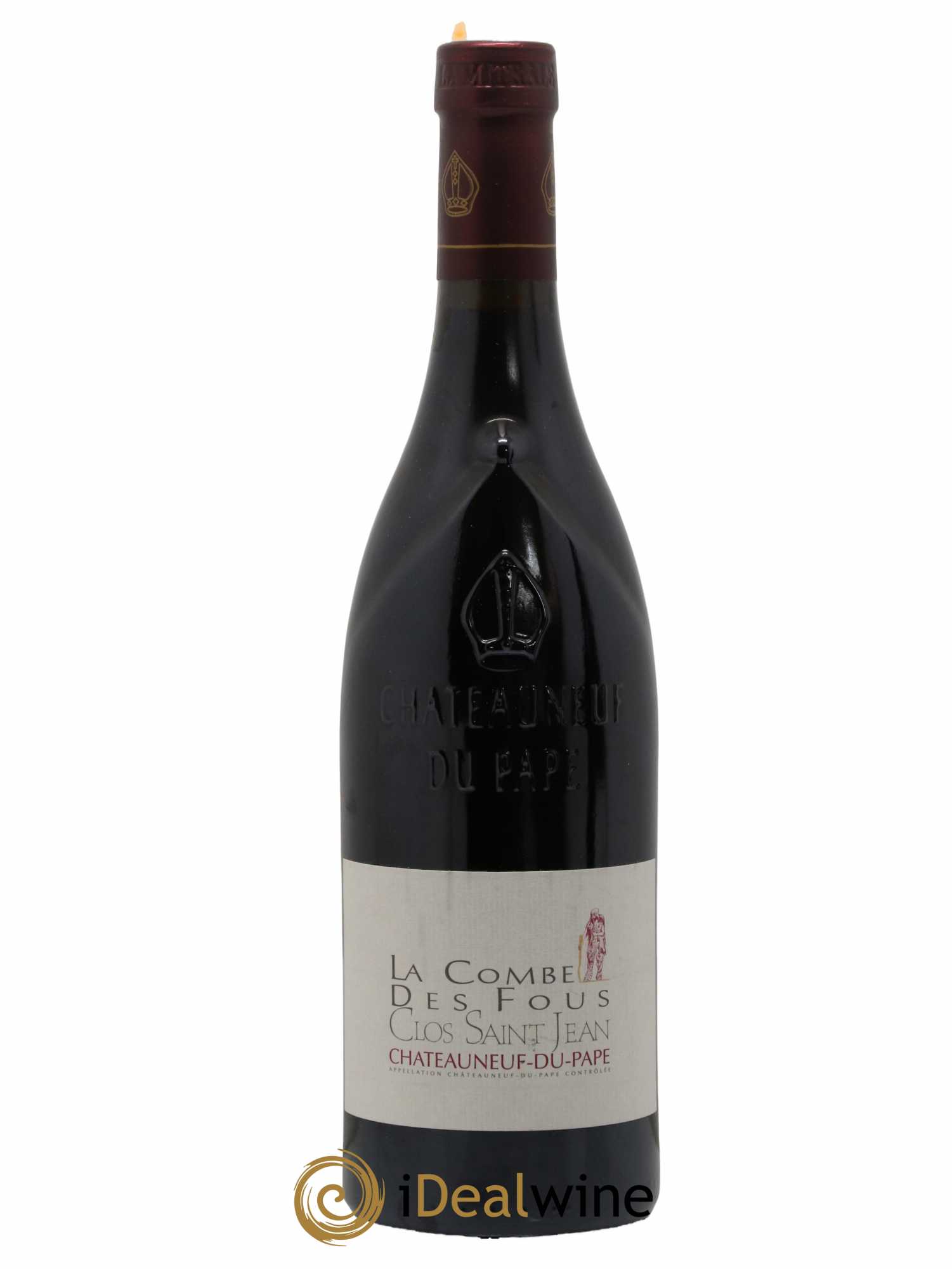 Châteauneuf-du-Pape Clos Saint-Jean La Combe des Fous Pascal et Vincent Maurel 2007 - Lot de 1 bouteille - 0
