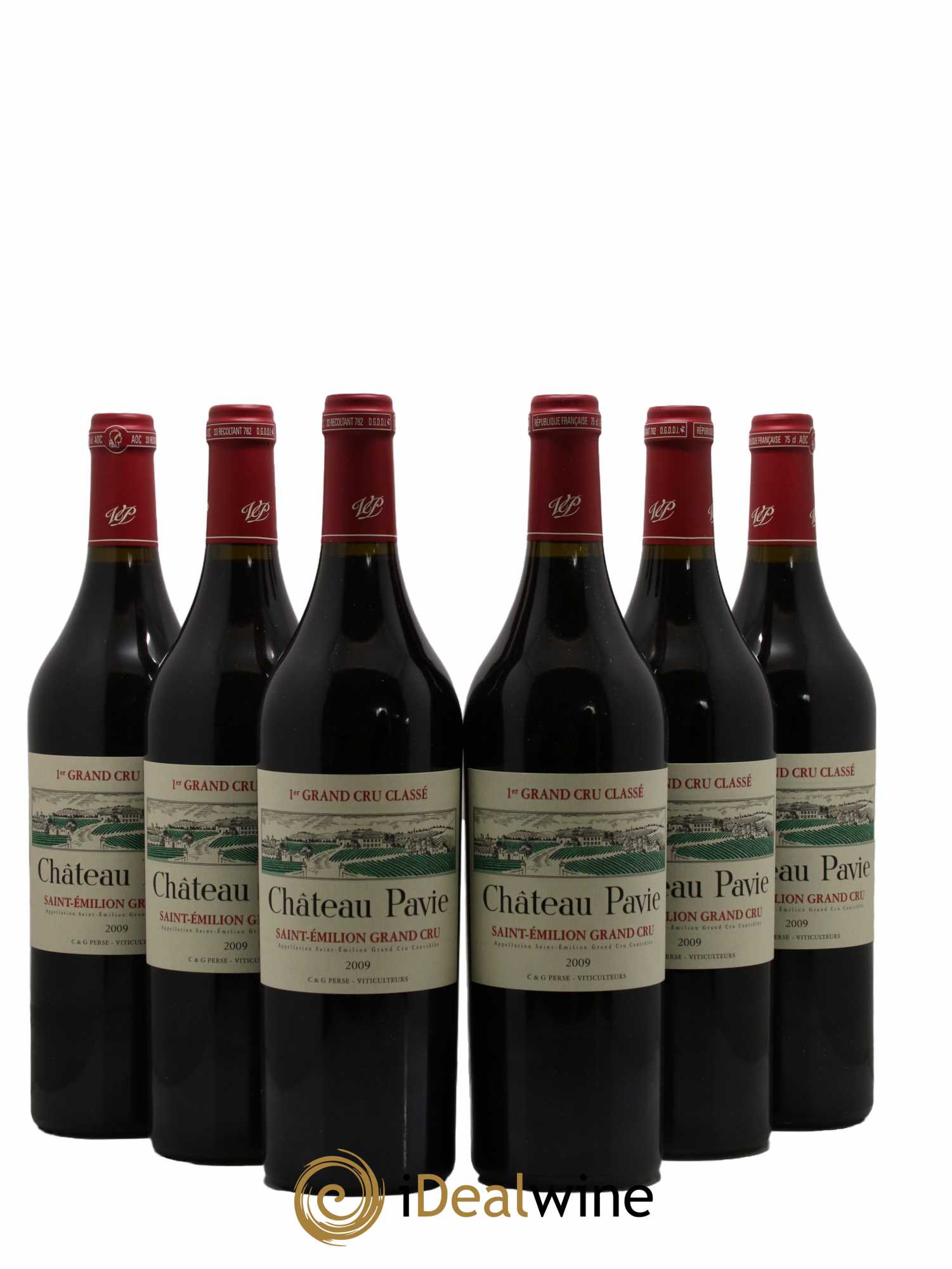 Château Pavie 1er Grand Cru Classé A 2009 - Lot de 6 bouteilles - 0