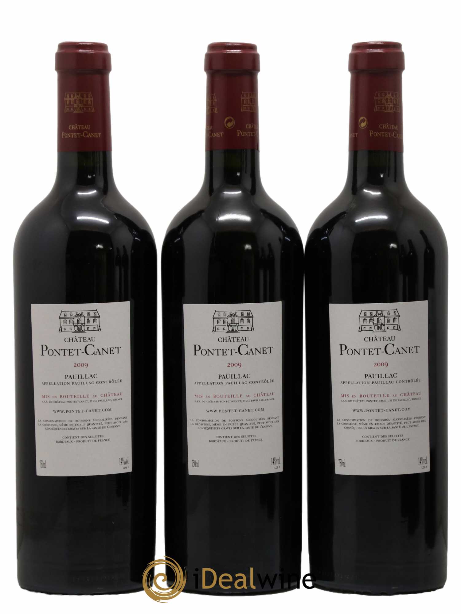 Château Pontet Canet 5ème Grand Cru Classé 2009 - Lot de 6 bouteilles - 2