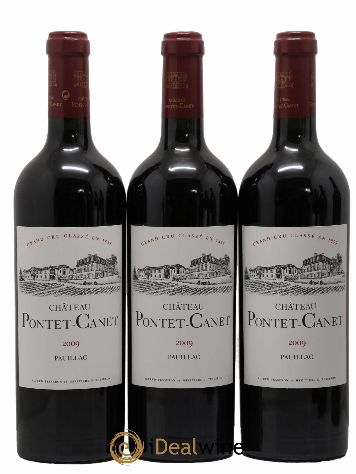 Château Pontet Canet 5ème Grand Cru Classé 2009 - Lot de 6 bouteilles - 3