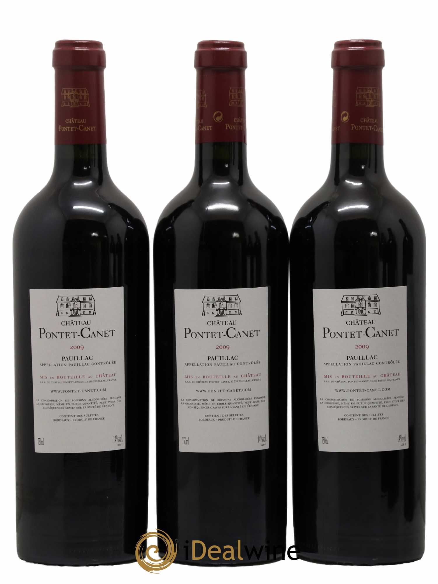 Château Pontet Canet 5ème Grand Cru Classé 2009 - Lot de 6 bouteilles - 4