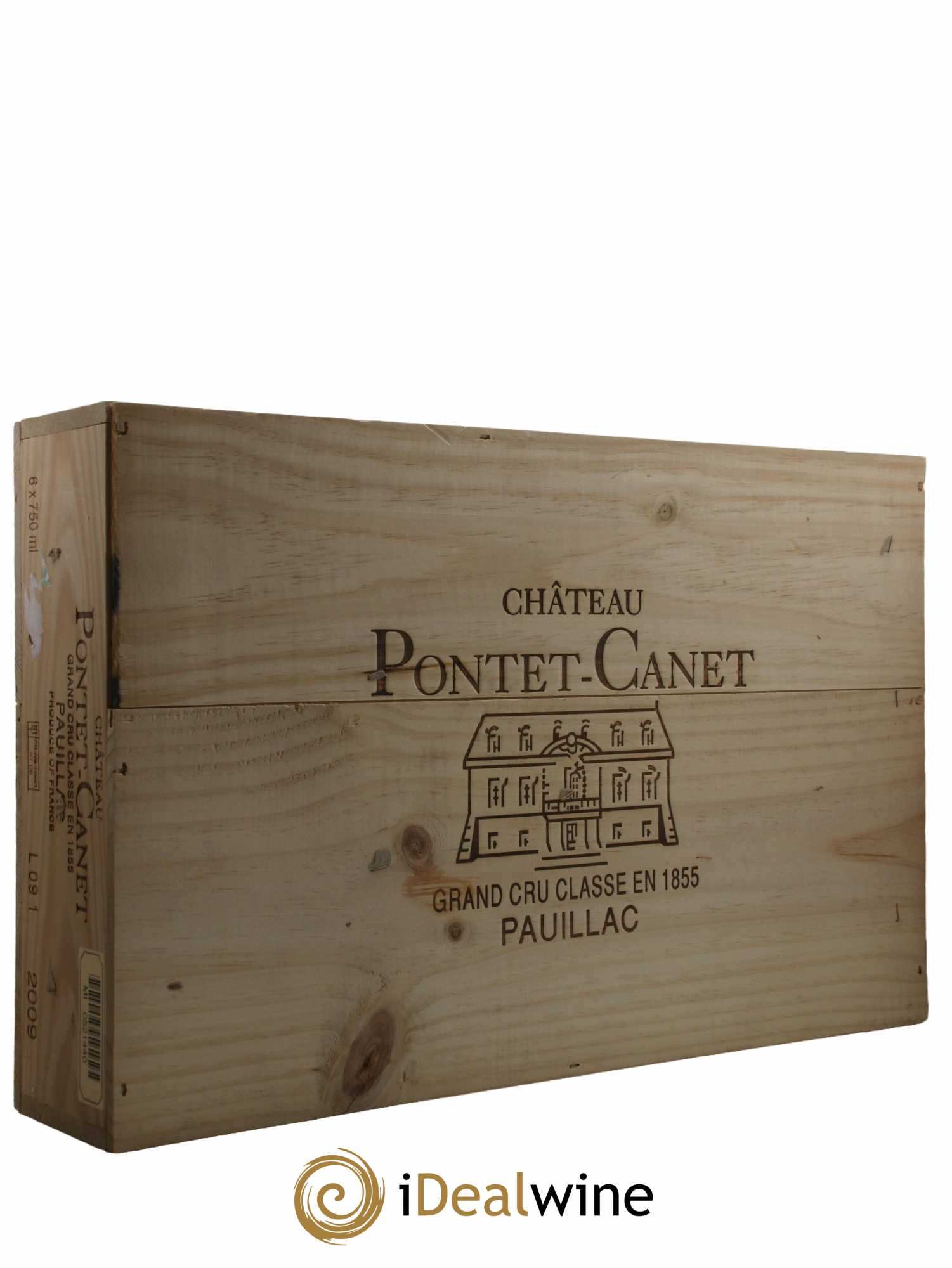 Château Pontet Canet 5ème Grand Cru Classé 2009 - Lot de 6 bouteilles - 5