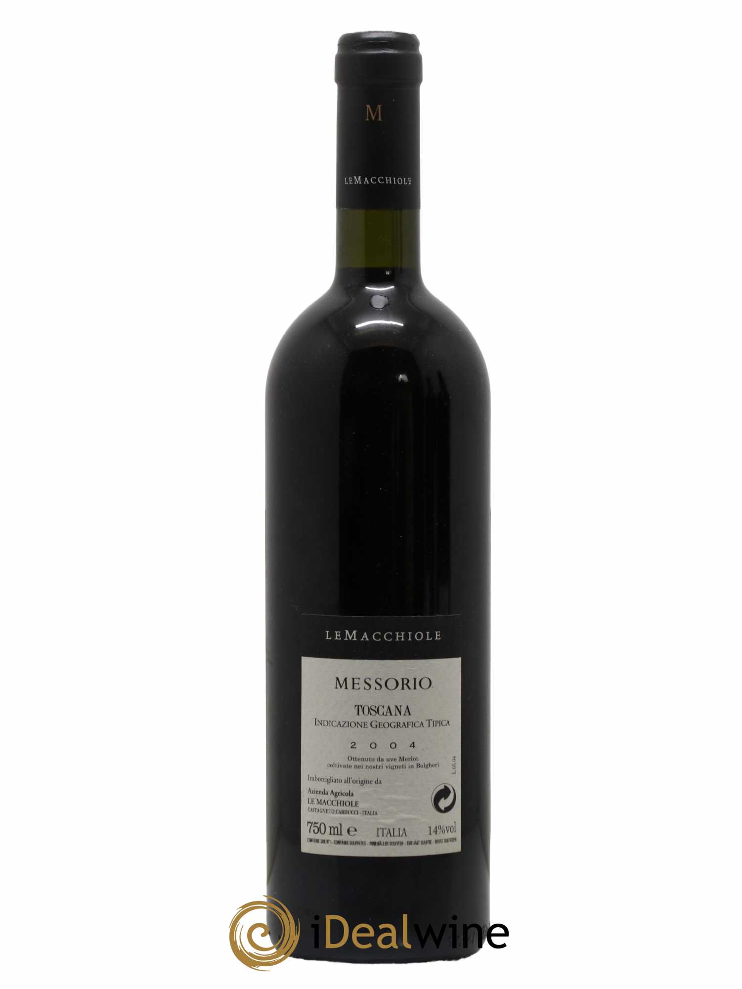 Toscana IGT Le Macchiole Messorio 2004 - Lot de 1 bouteille - 1