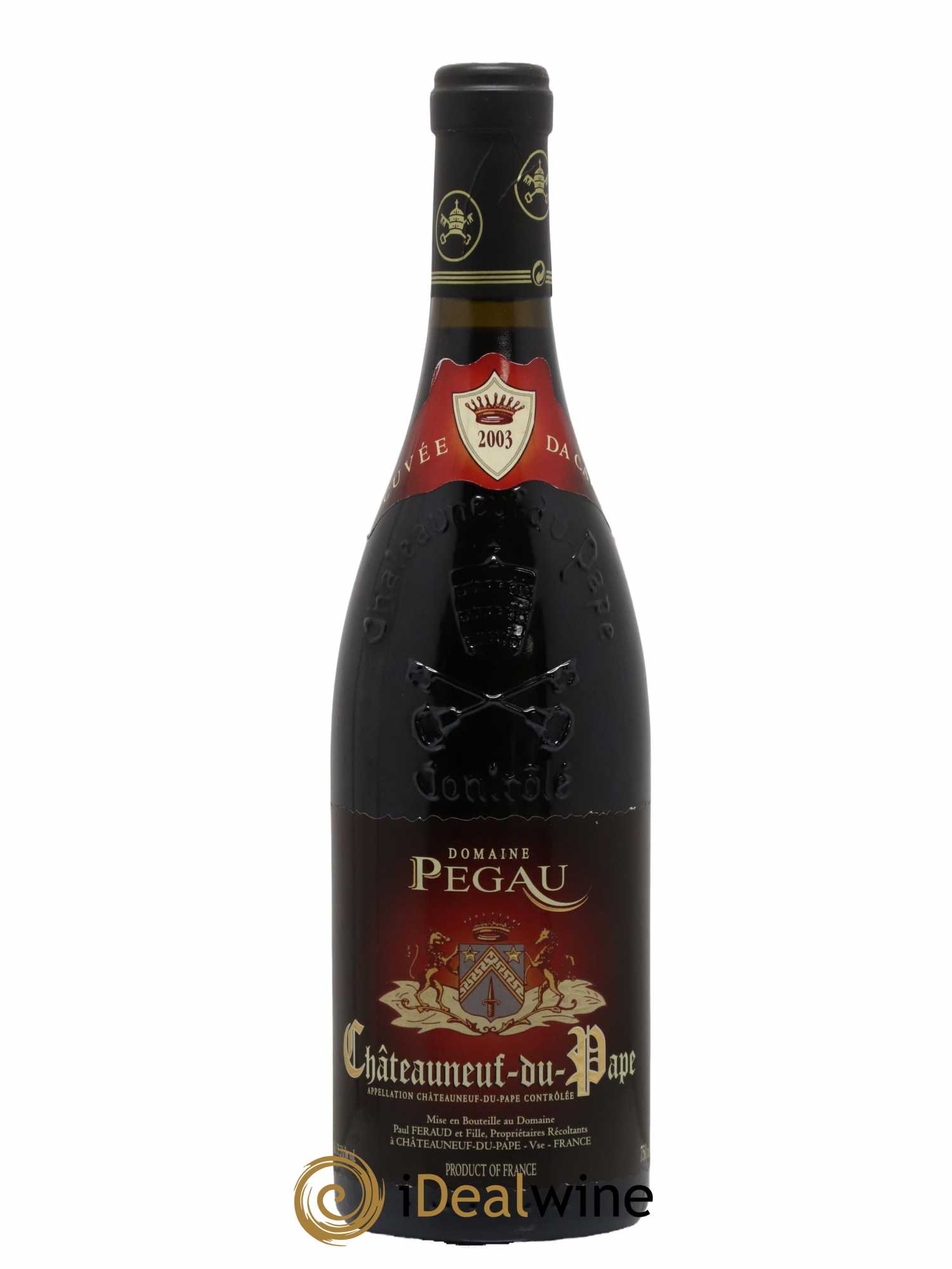 Châteauneuf-du-Pape Domaine du Pégau Cuvée Da Capo Paul et Laurence Féraud 2003 - Lot de 1 bouteille - 0