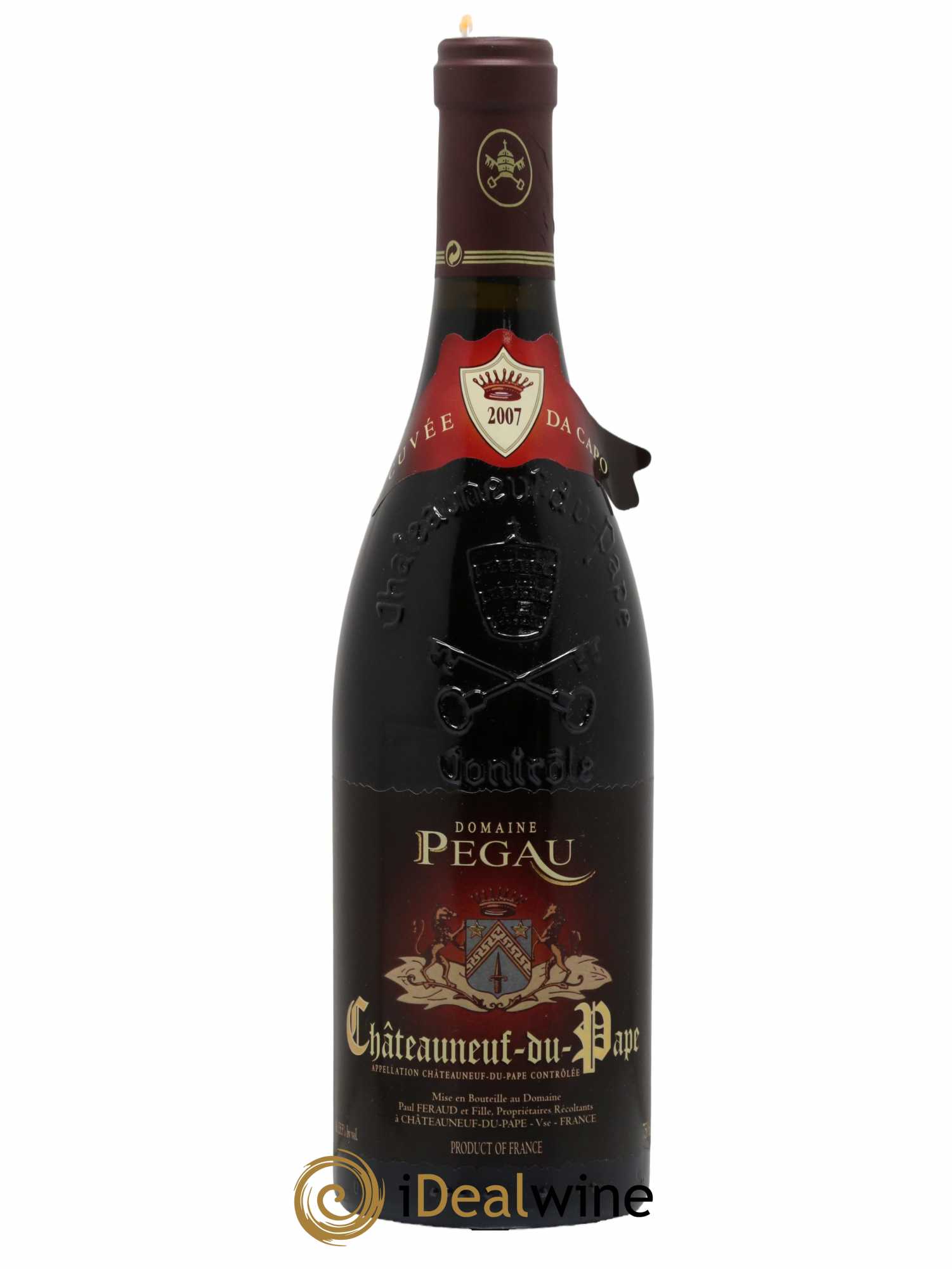 Châteauneuf-du-Pape Domaine du Pégau Cuvée Da Capo Paul et Laurence Féraud 2007 - Lot de 1 bouteille - 0