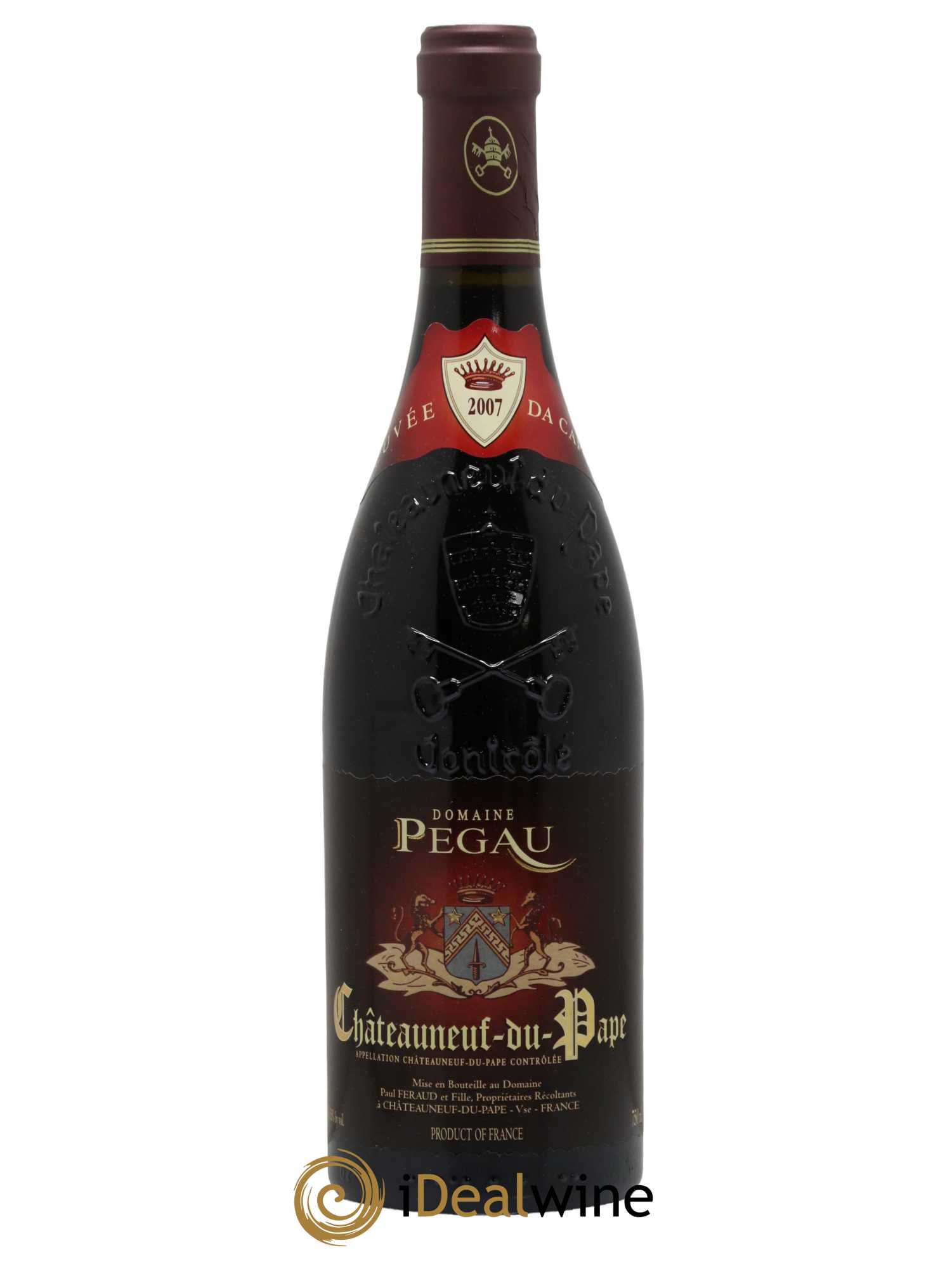 Châteauneuf-du-Pape Domaine du Pégau Cuvée Da Capo Paul et Laurence Féraud 2007 - Lot de 1 bouteille - 0