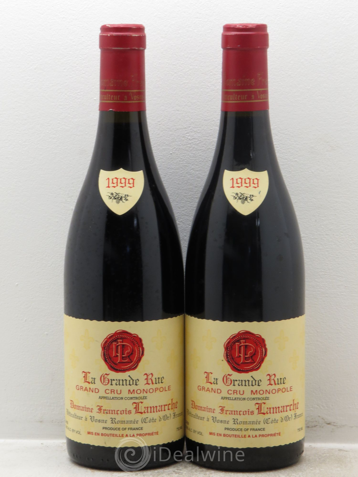 La Grande Rue Grand Cru Lamarche (Domaine) 1999 - Lot de 2 bouteilles - 0