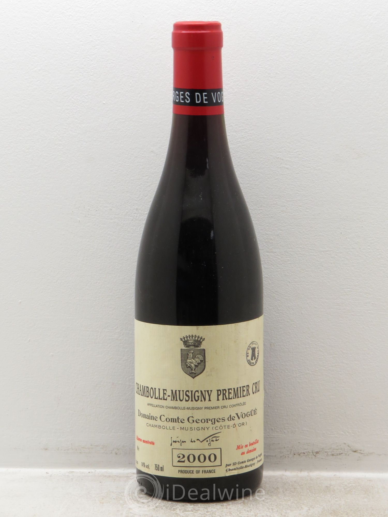Chambolle-Musigny 1er Cru Comte Georges de Vogüé (sans prix de réserve) 2000 - Lot de 1 bouteille - 0