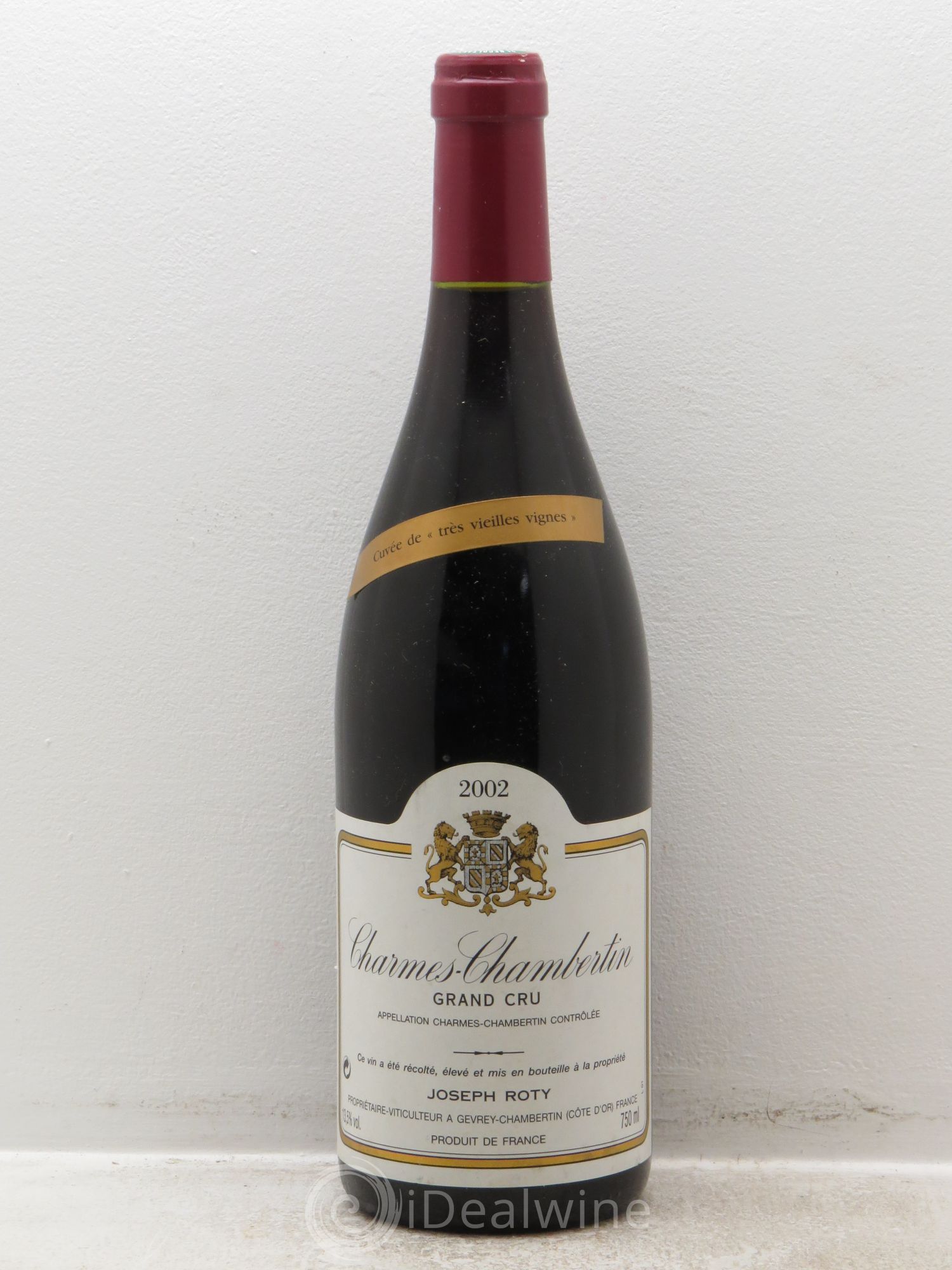 Charmes-Chambertin Grand Cru Très vieilles vignes Joseph Roty (Domaine) (sans prix de réserve) 2002 - Lot de 1 bouteille - 0