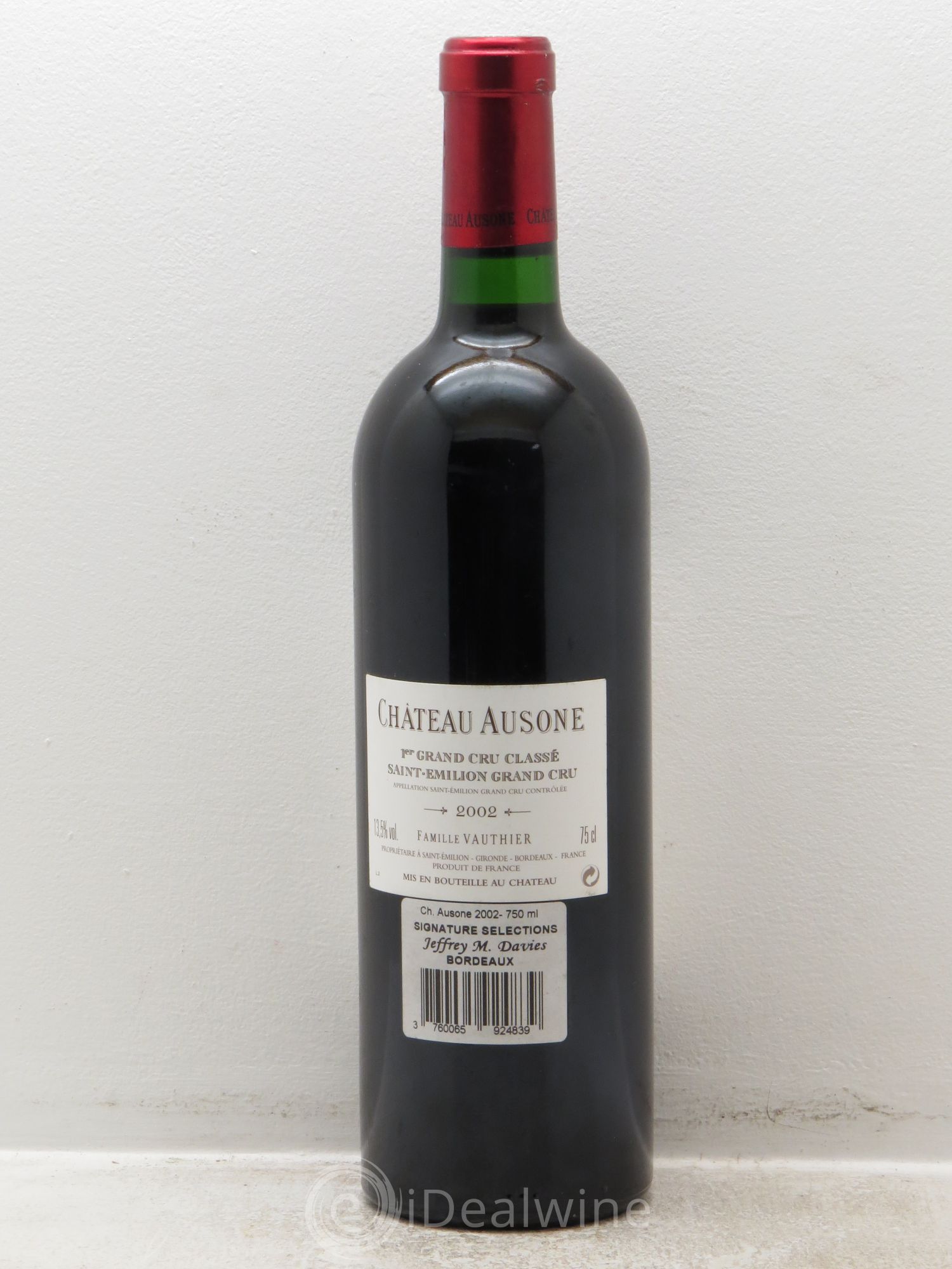 Château Ausone 1er Grand Cru Classé A 2002 - Lot de 1 bouteille - 1