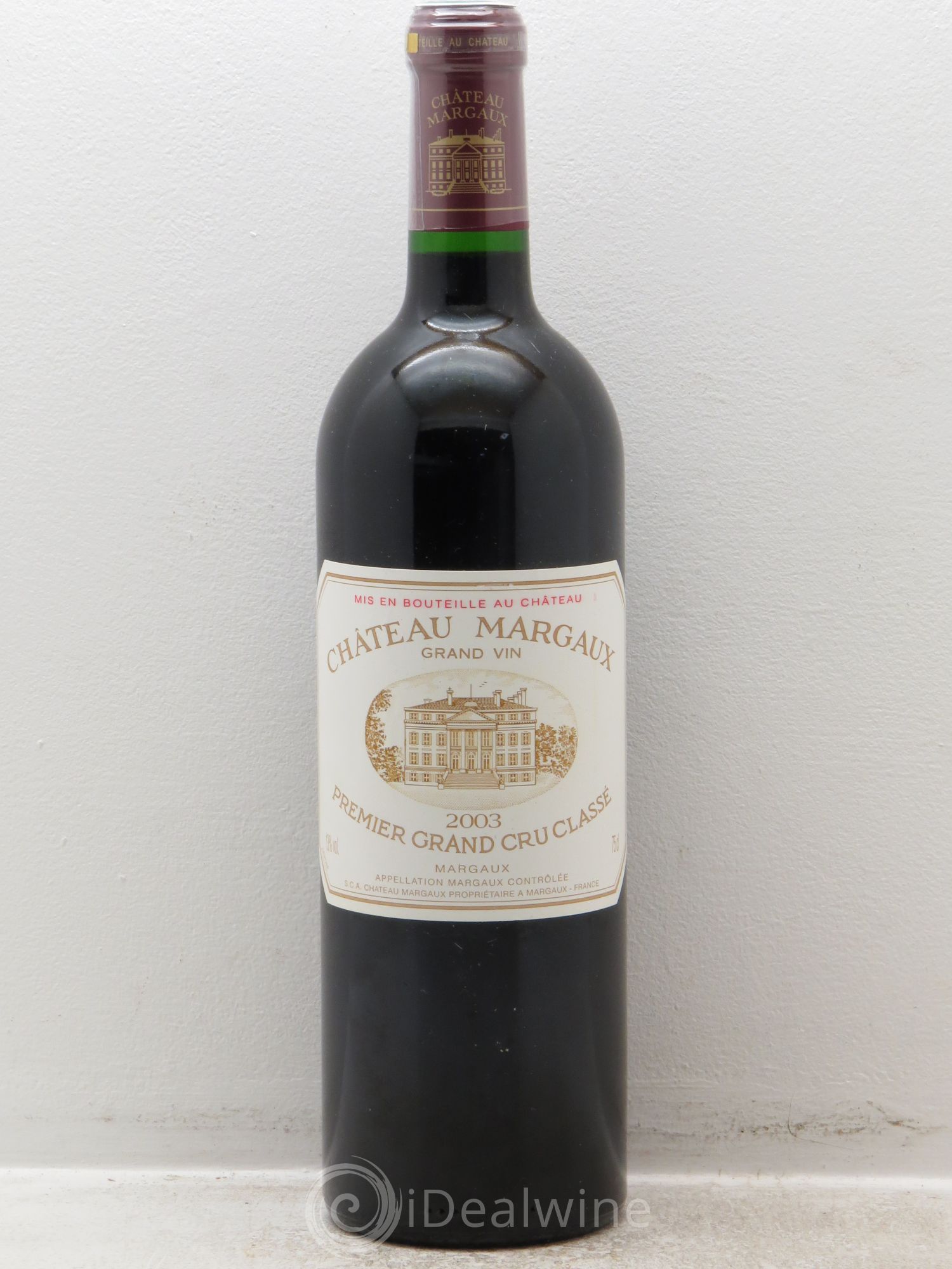 Château Margaux 1er Grand Cru Classé 2003 - Lot de 1 bouteille - 0