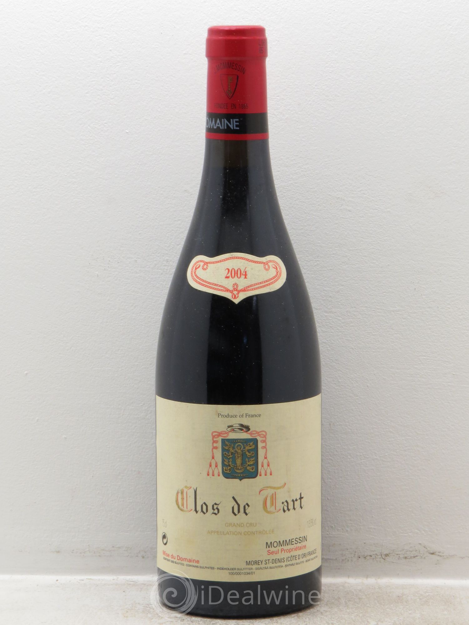 Clos de Tart Grand Cru Clos de Tart 2004 - Lot de 1 bouteille - 0