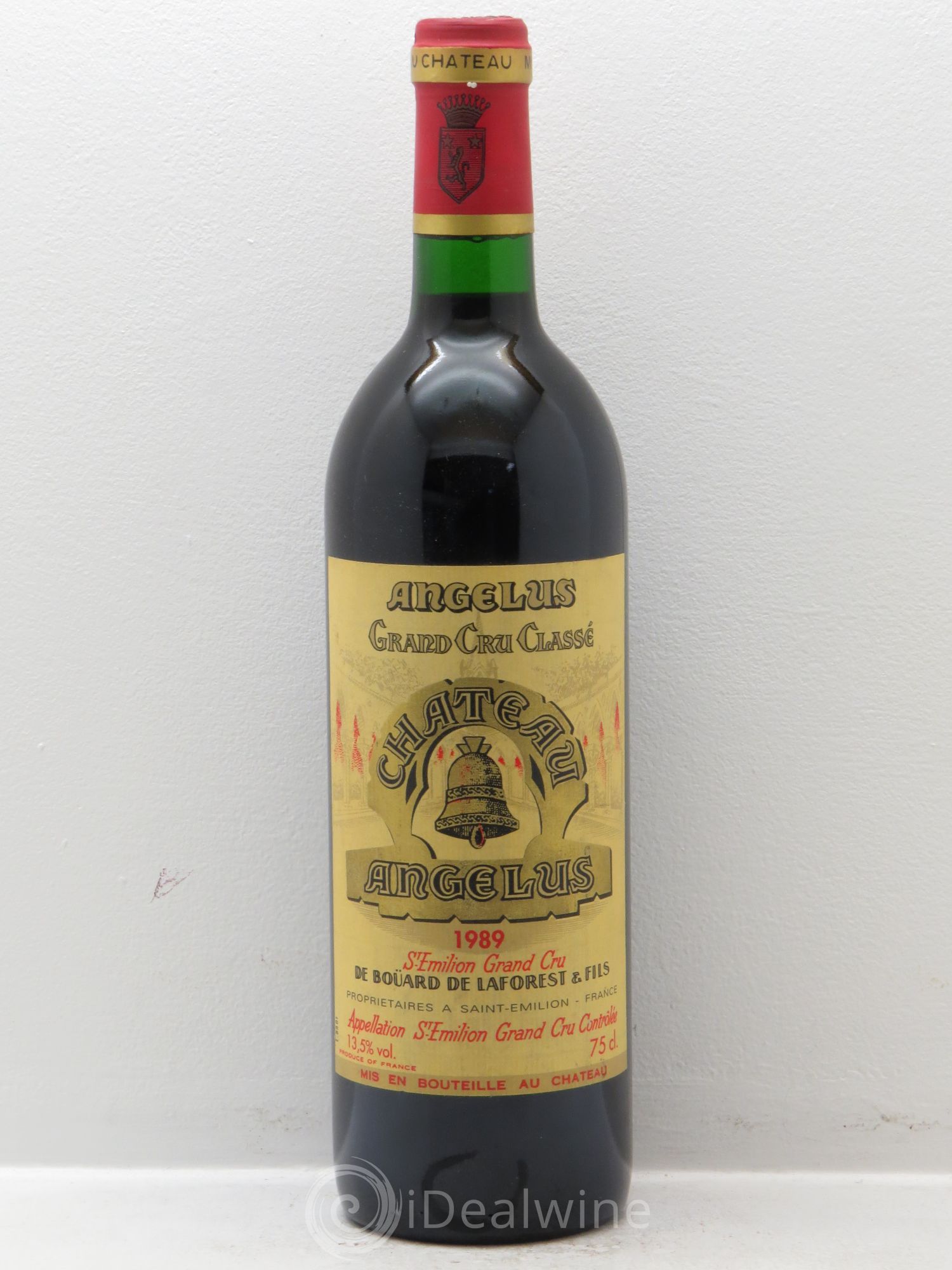 Château Angélus 1er Grand Cru Classé A 1989 - Lot de 1 bouteille - 0