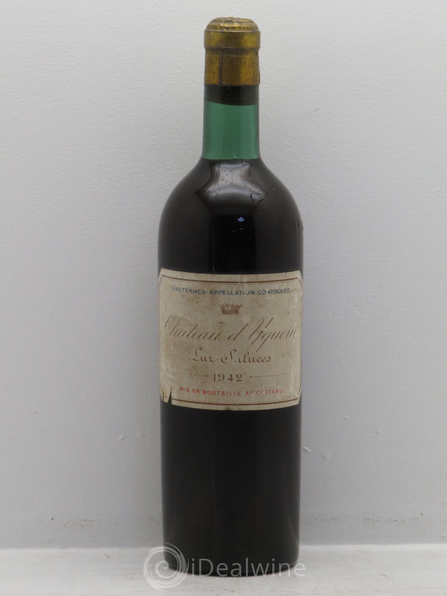 Château d' Yquem 1er Cru Classé Supérieur 1942 - Lotto di 1 bottiglia - 0