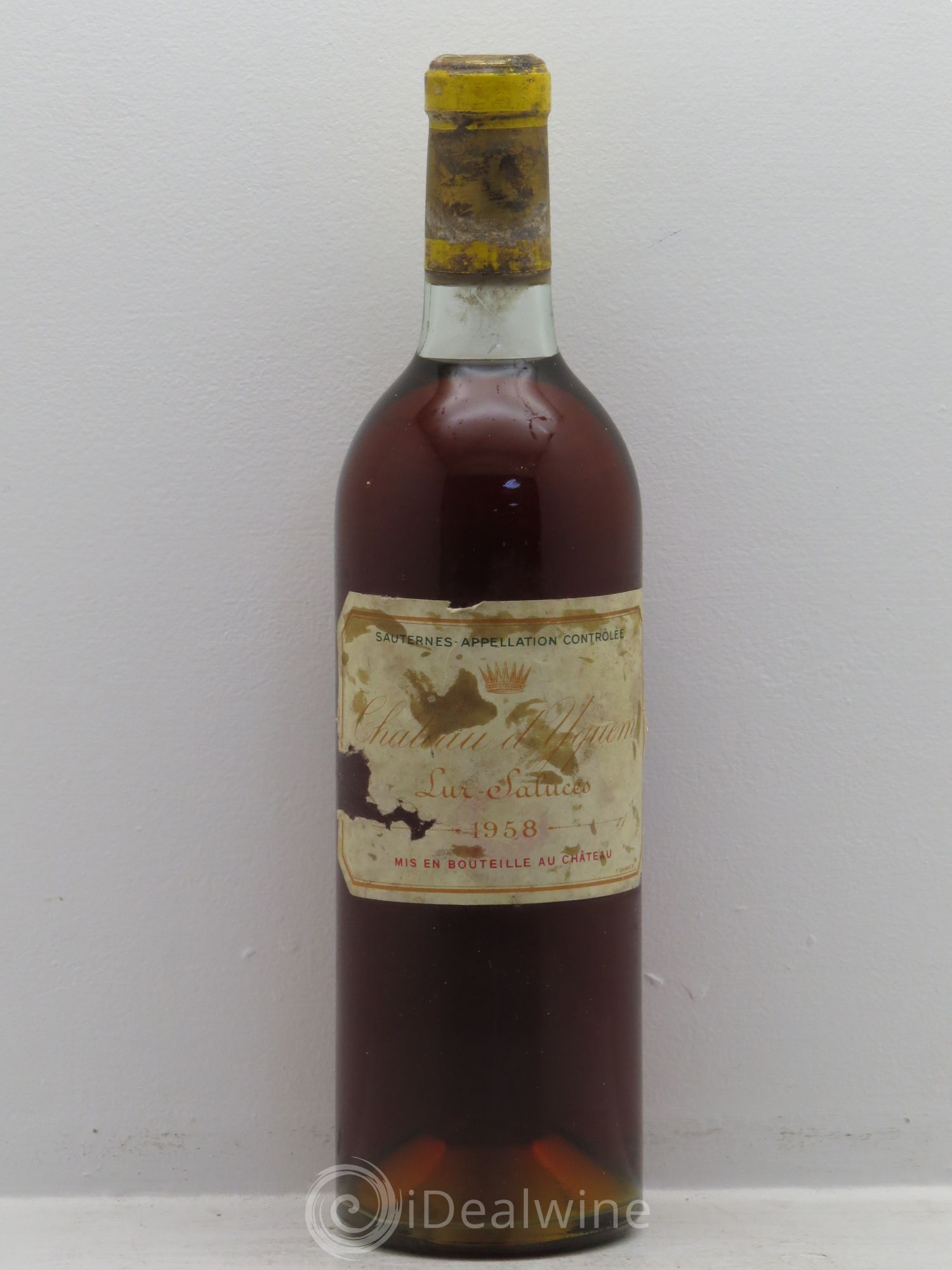Château d' Yquem 1er Cru Classé Supérieur 1958 - Lotto di 1 bottiglia - 0
