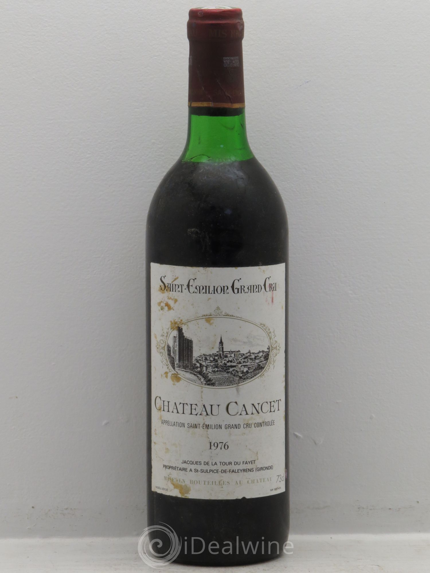 Saint-Émilion Château Cancet 1976 - Posten von 1 Flasche - 0