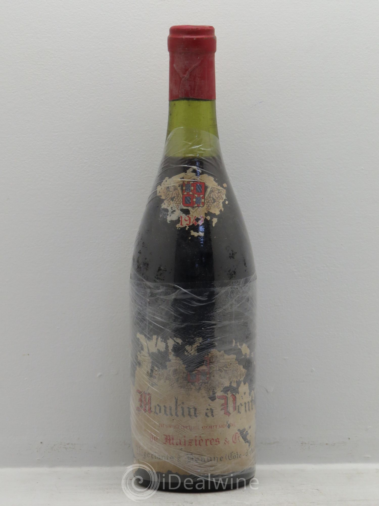 Moulin-à-Vent de Maizières 1947 - Posten von 1 Flasche - 0