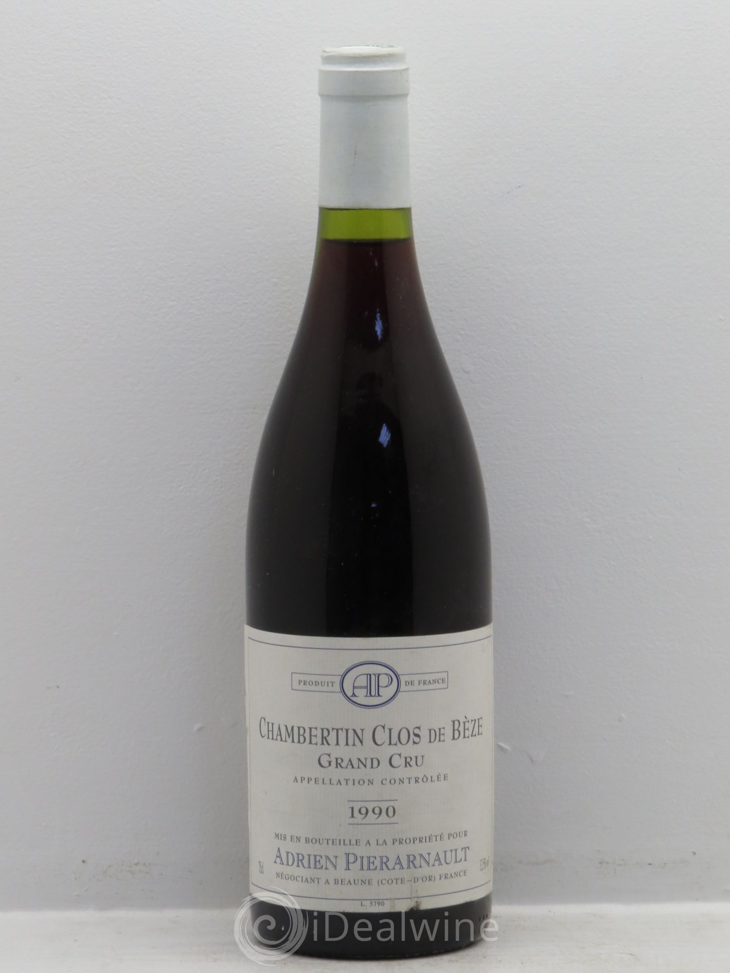 Chambertin Clos de Bèze Grand Cru A.Pierarnault 1990 - Lot de 1 bouteille - 0