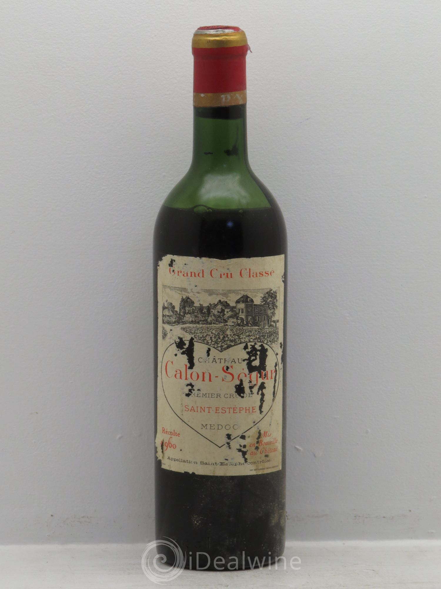 Château Calon Ségur 3ème Grand Cru Classé 1960 - Lot de 1 bouteille - 0