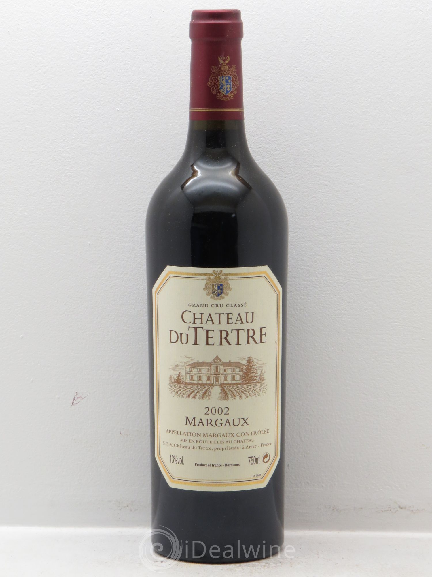 Château du Tertre 5ème Grand Cru Classé 2002 - Lot de 6 bouteilles - 0