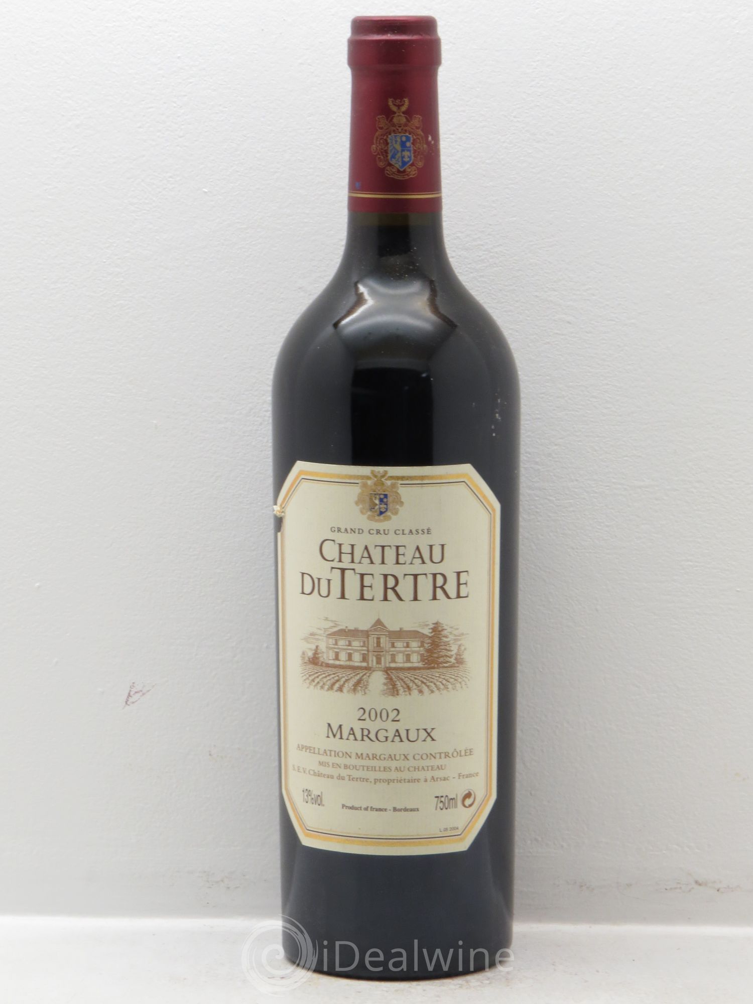 Château du Tertre 5ème Grand Cru Classé 2002 - Lot de 1 bouteille - 0