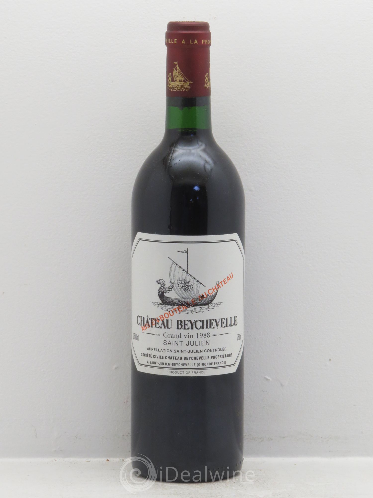Château Beychevelle 4ème Grand Cru Classé 1988 - Lot de 1 bouteille - 0