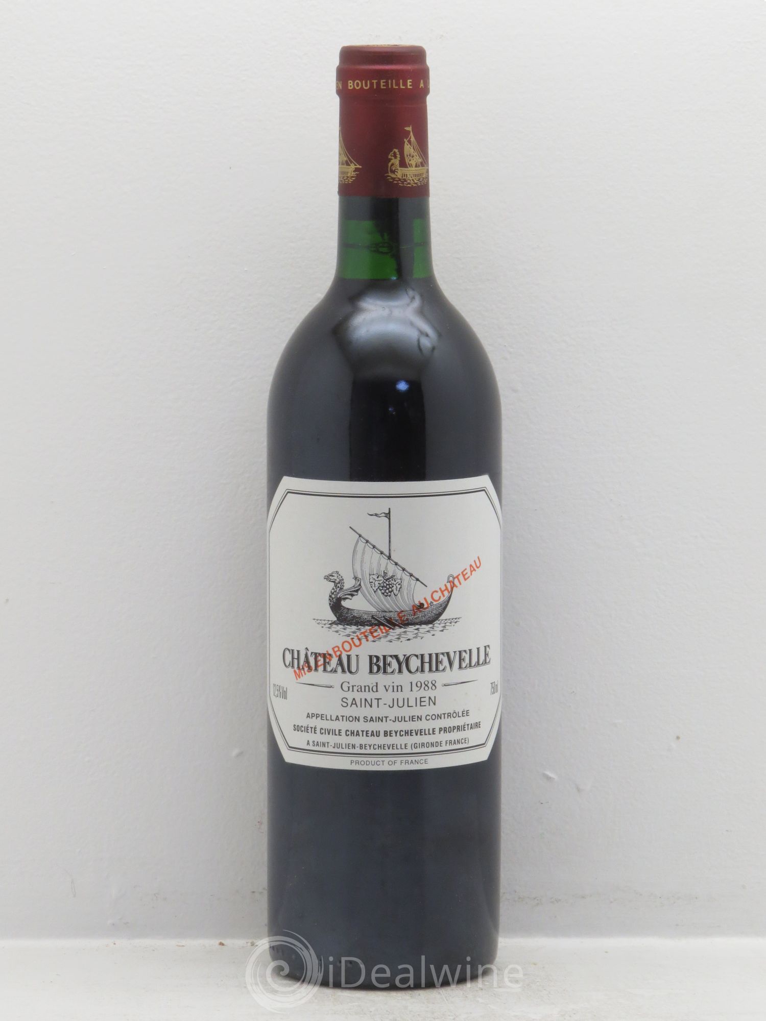 Château Beychevelle 4ème Grand Cru Classé 1988 - Lot de 1 bouteille - 0