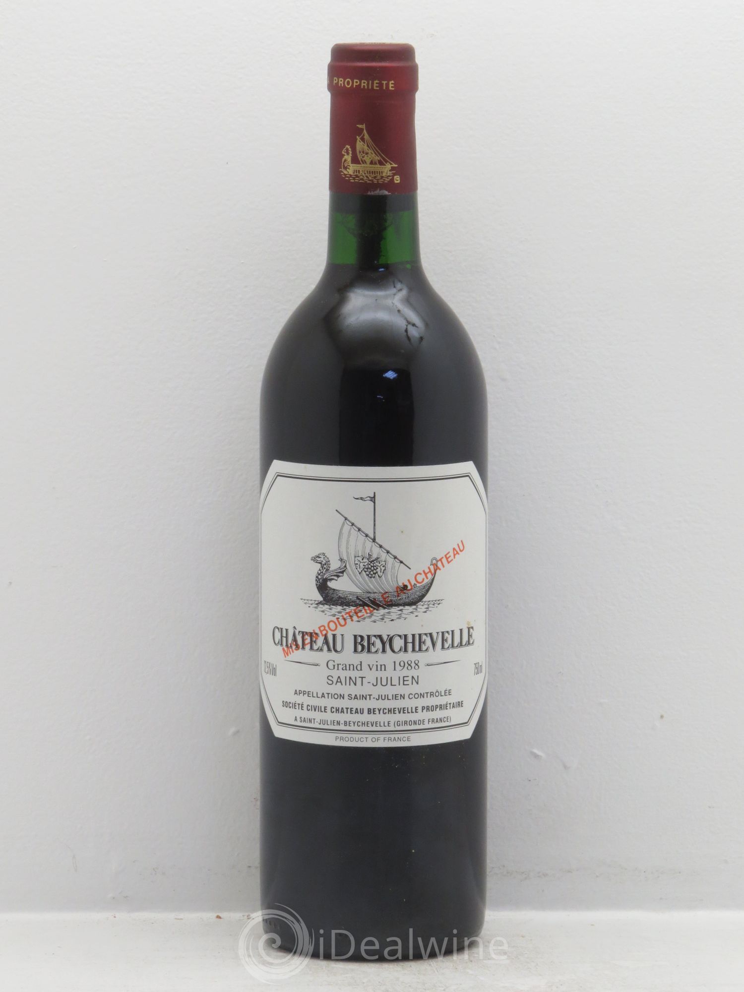 Château Beychevelle 4ème Grand Cru Classé 1988 - Lot de 1 bouteille - 0