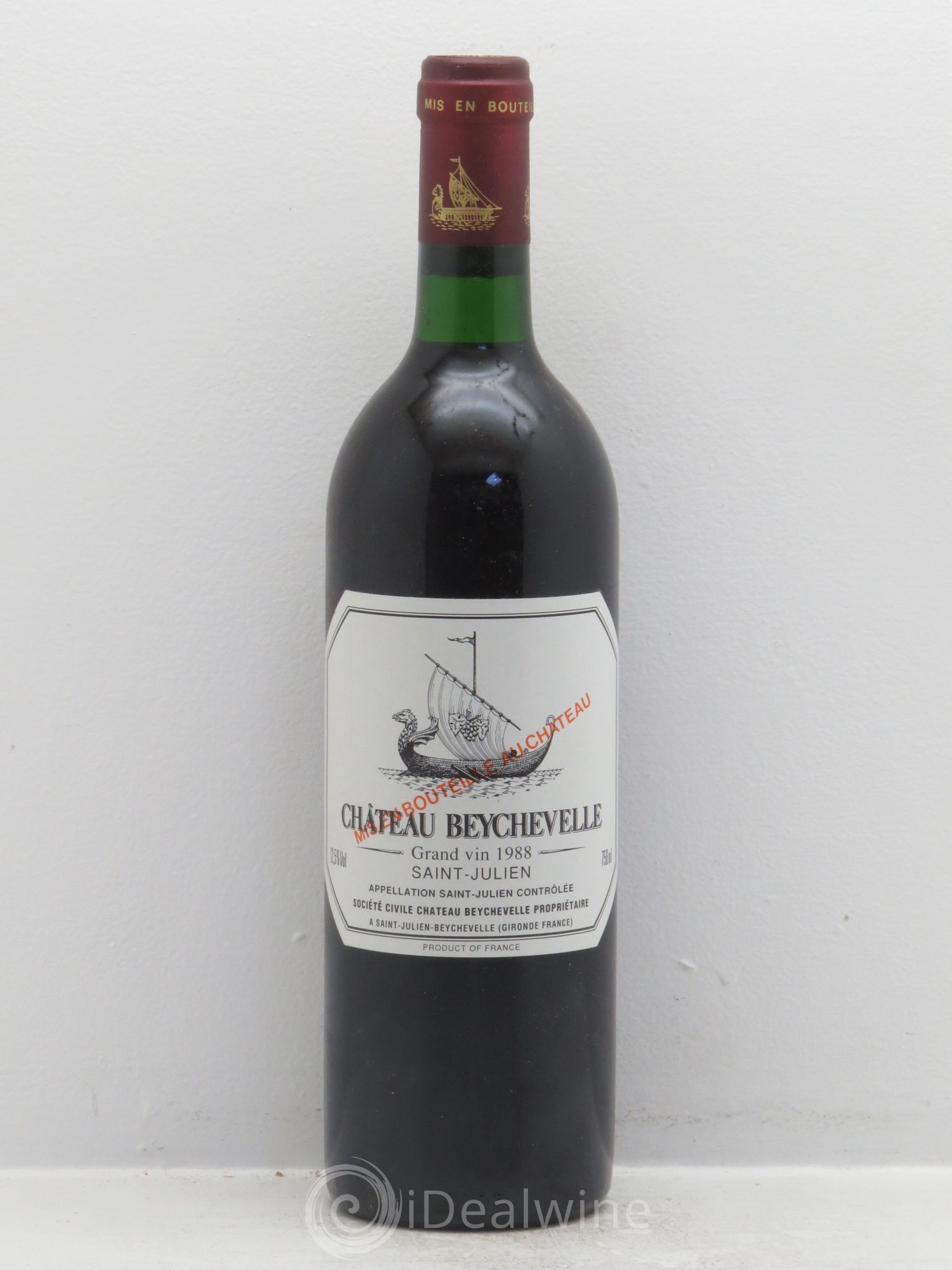 Château Beychevelle 4ème Grand Cru Classé 1988 - Lot de 1 bouteille - 0