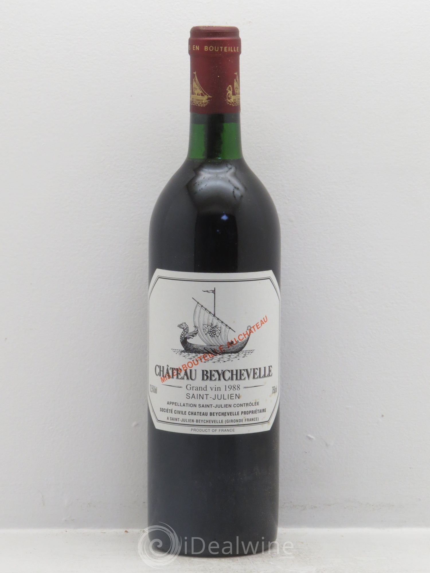 Château Beychevelle 4ème Grand Cru Classé 1988 - Lot de 1 bouteille - 0