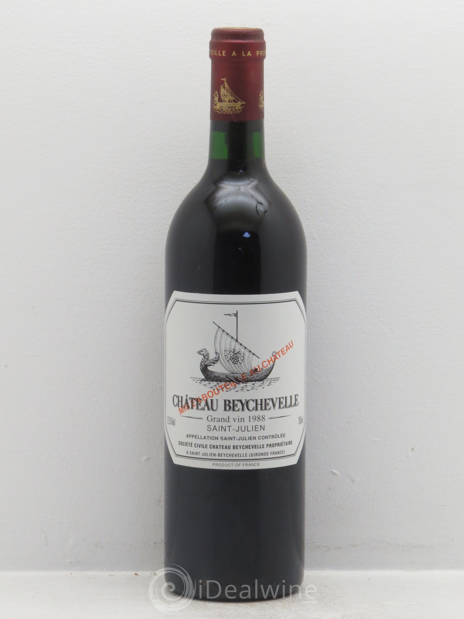 Château Beychevelle 4ème Grand Cru Classé 1988 - Lot de 1 bouteille - 0