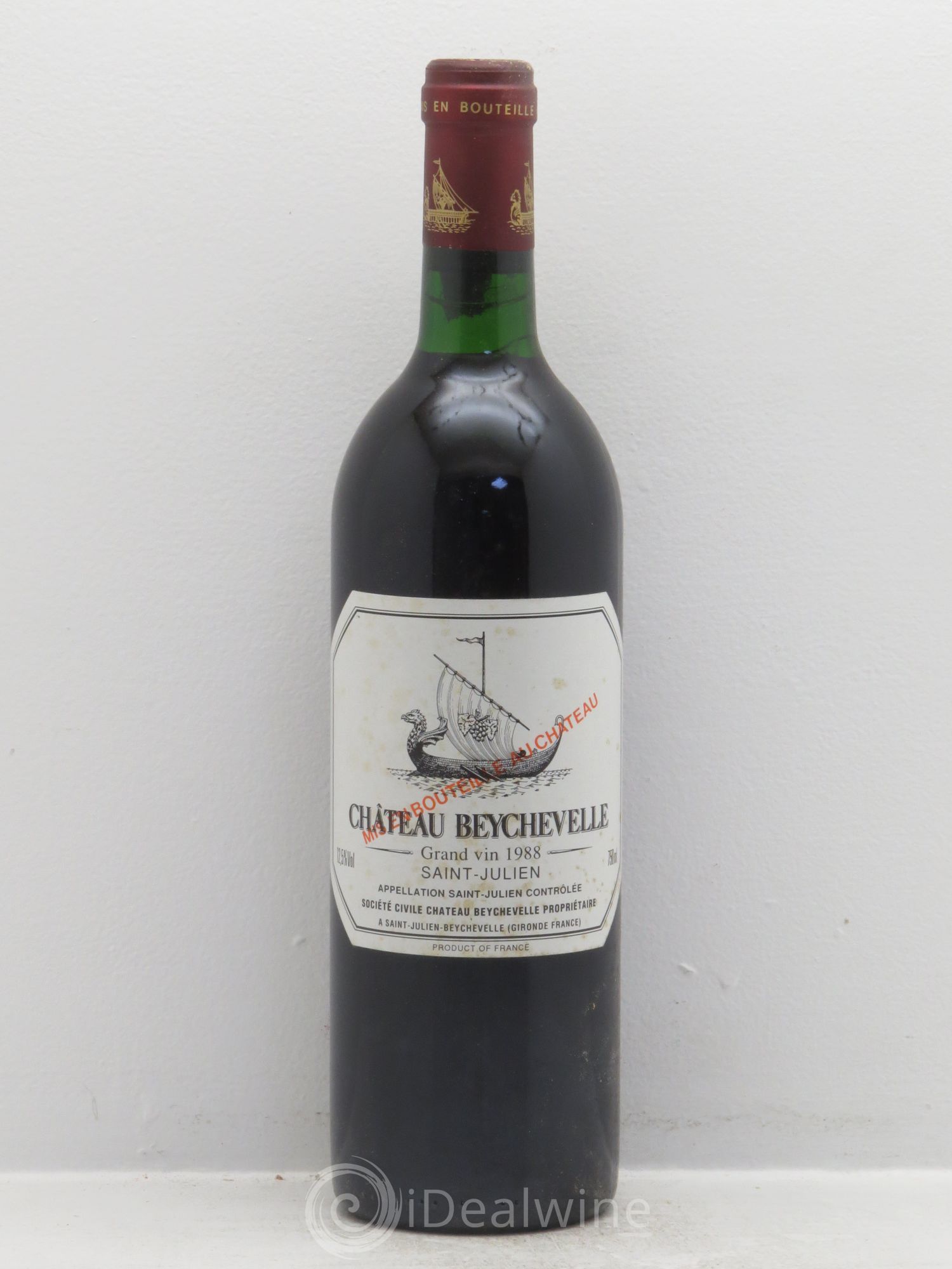 Château Beychevelle 4ème Grand Cru Classé 1988 - Lot de 1 bouteille - 0