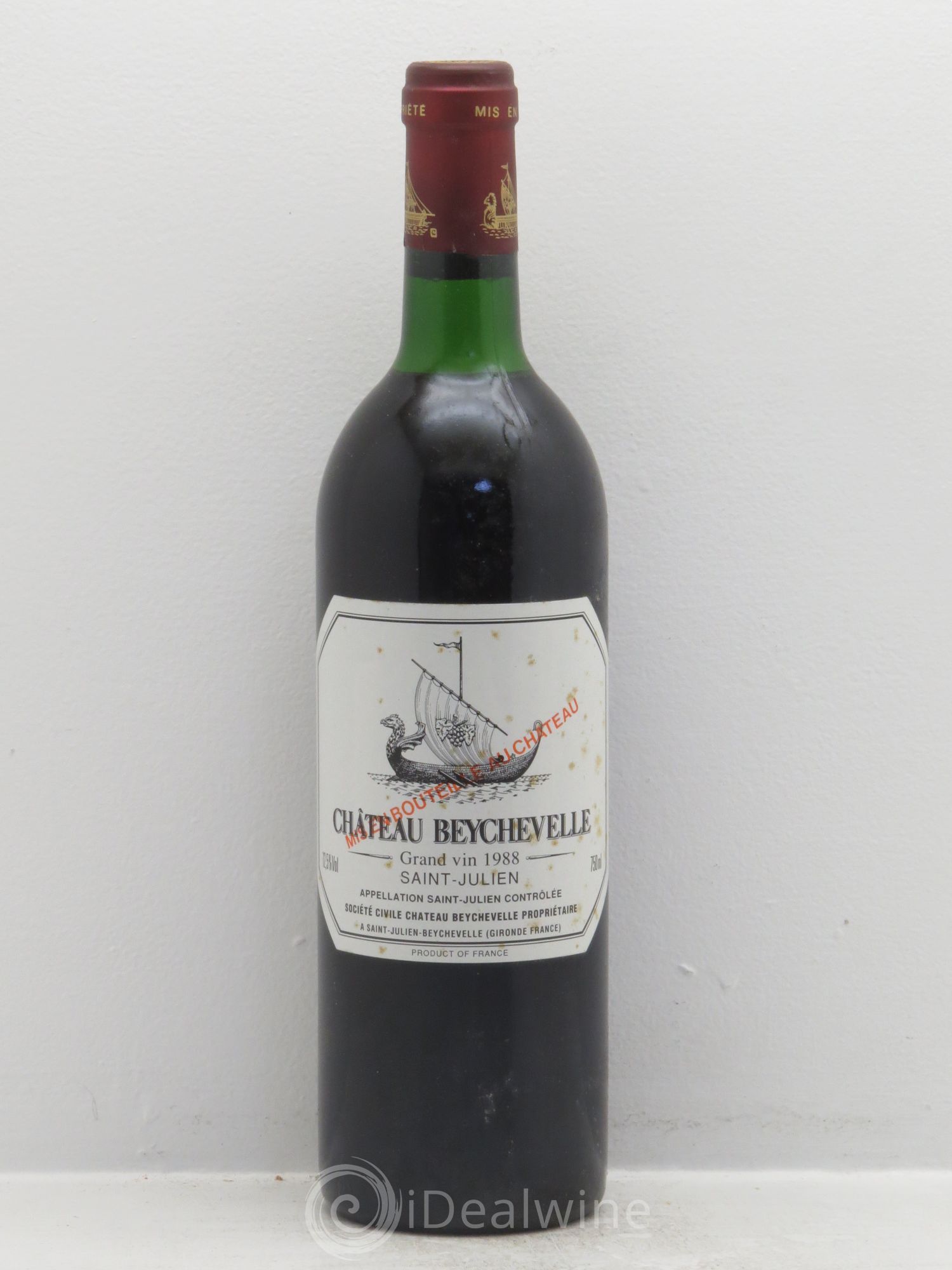 Château Beychevelle 4ème Grand Cru Classé 1988 - Lot de 1 bouteille - 0