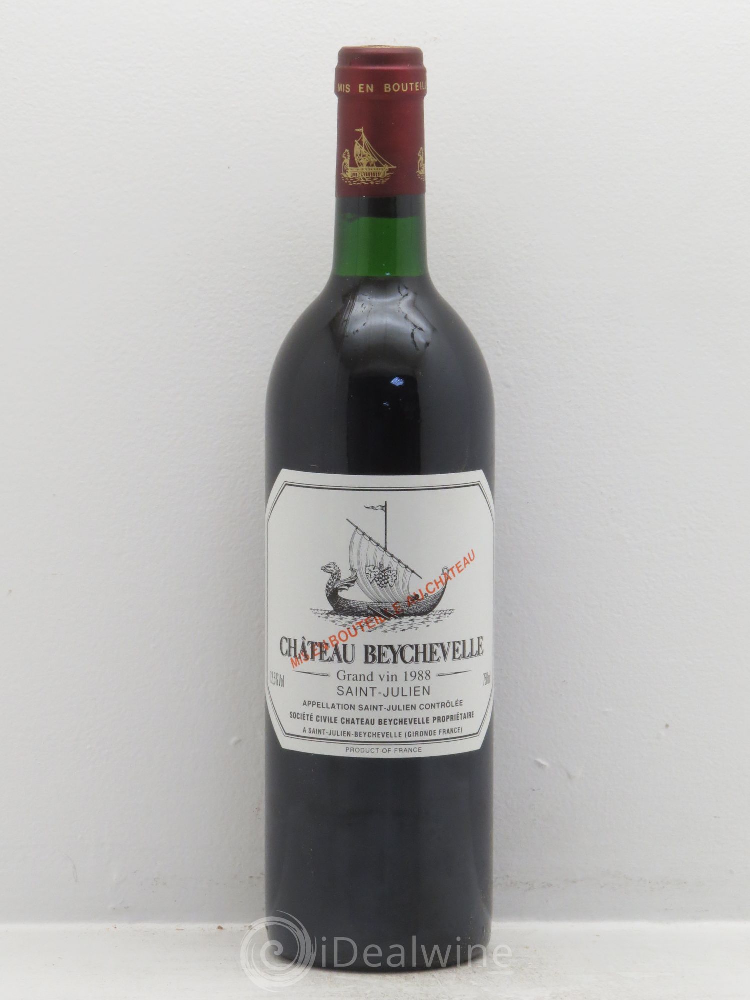 Château Beychevelle 4ème Grand Cru Classé 1988 - Lot de 1 bouteille - 0