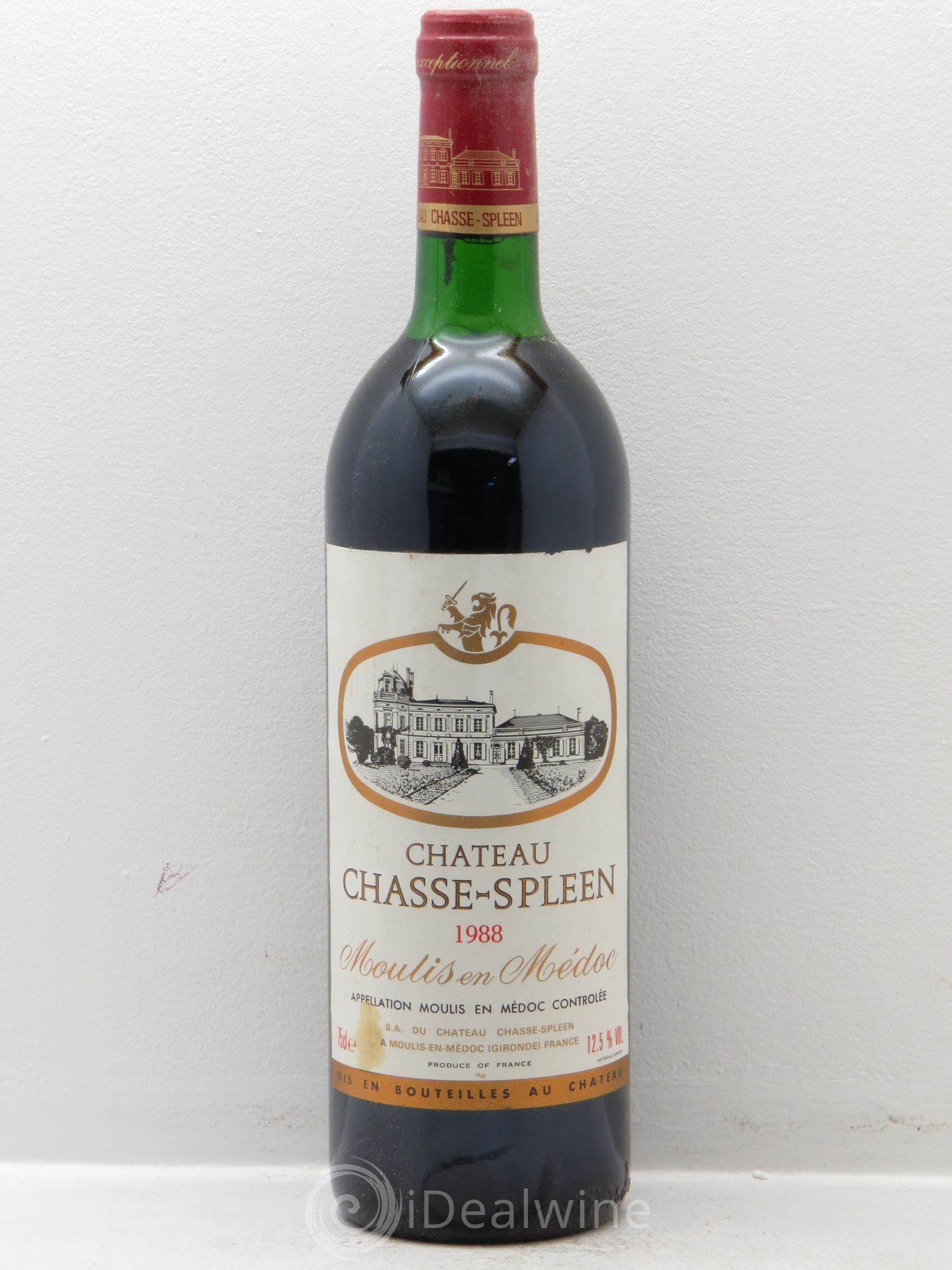 Château Chasse Spleen 1988 - Lot de 12 bouteilles - 0