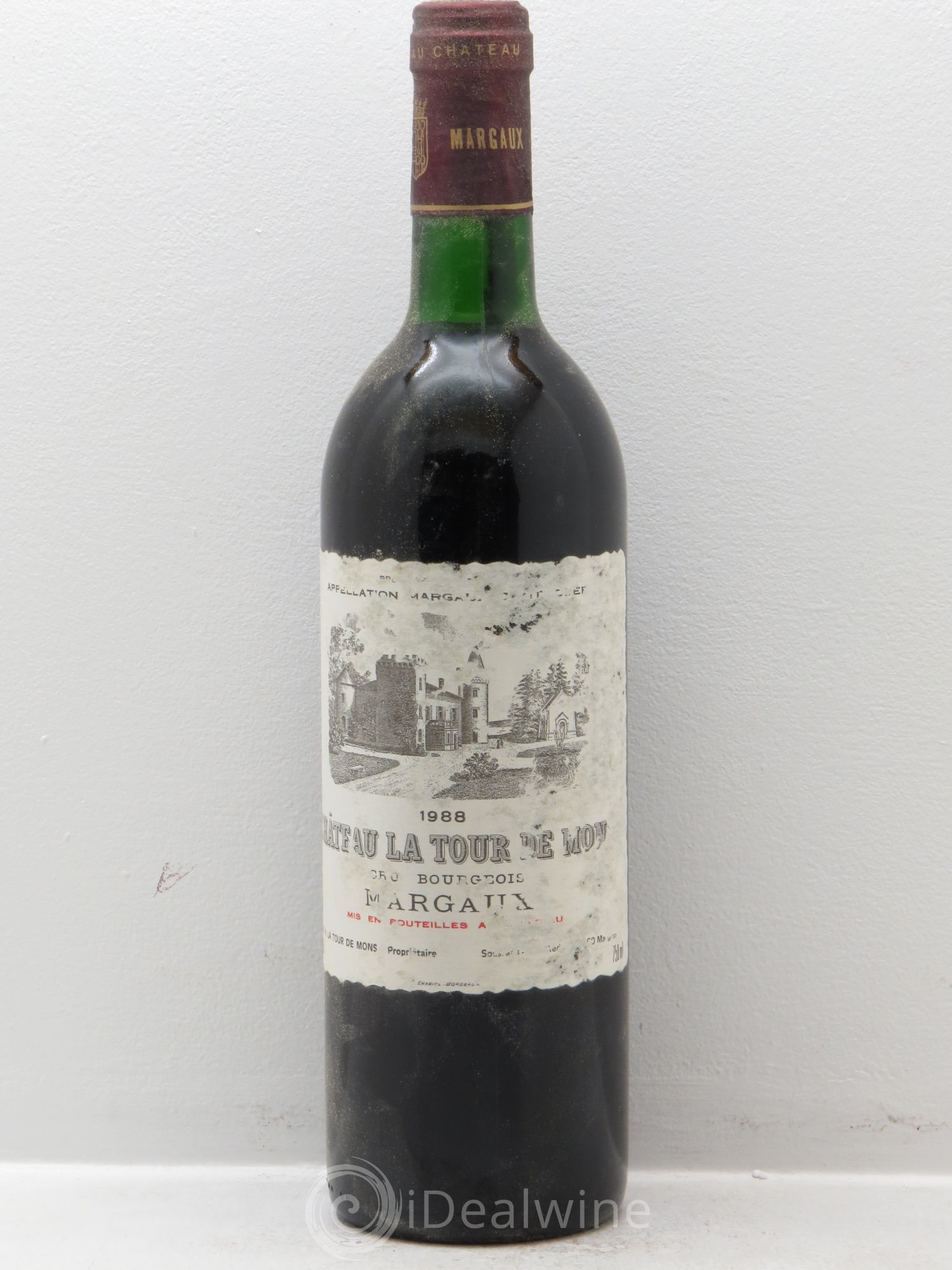Château la Tour de Mons Cru Bourgeois 1988 - Lot de 12 bouteilles - 0