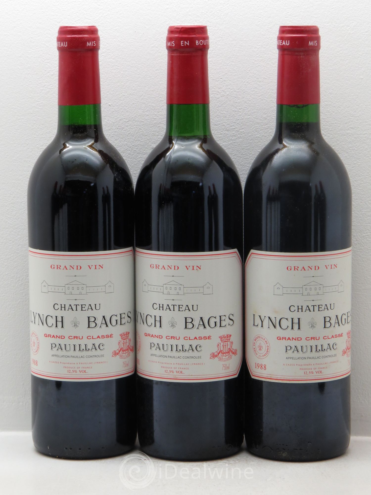 Château Lynch Bages 5ème Grand Cru Classé 1988 - Lot de 12 bouteilles - 2