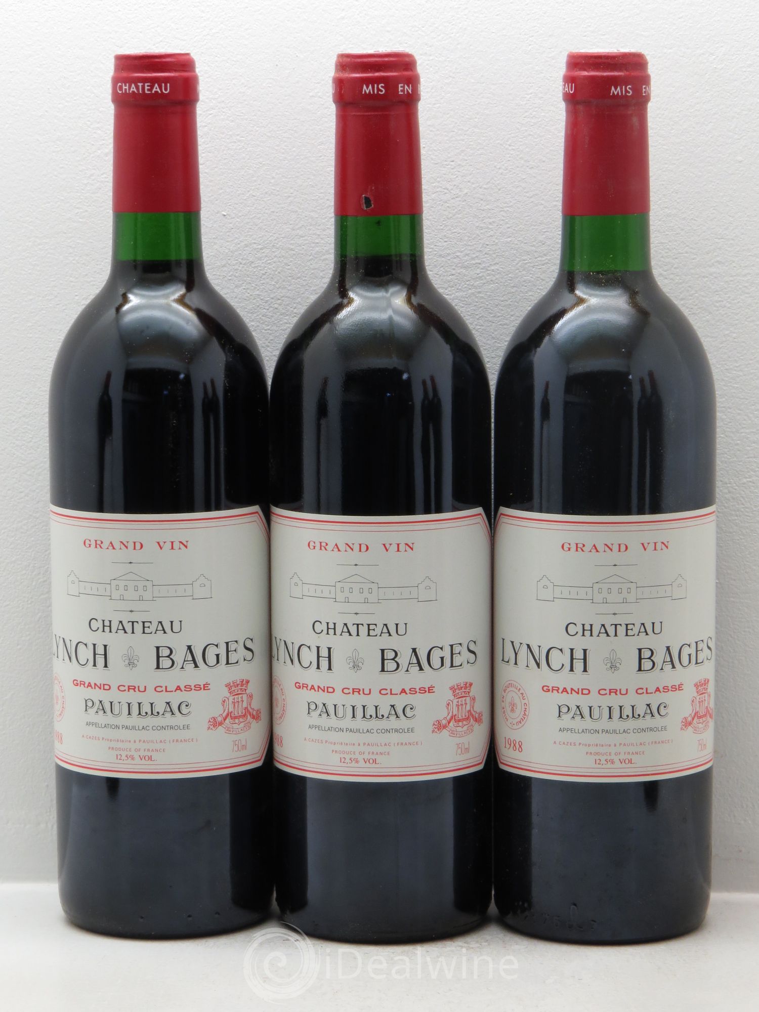 Château Lynch Bages 5ème Grand Cru Classé 1988 - Lot de 12 bouteilles - 3