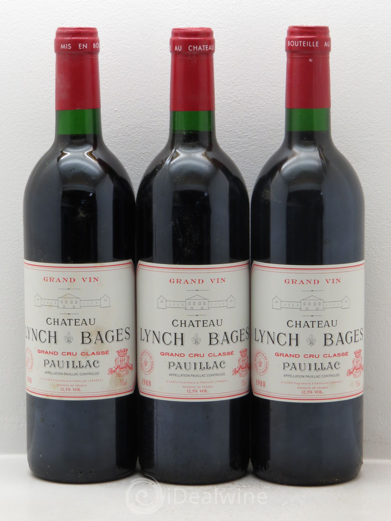 Château Lynch Bages 5ème Grand Cru Classé 1988 - Lot de 12 bouteilles - 4
