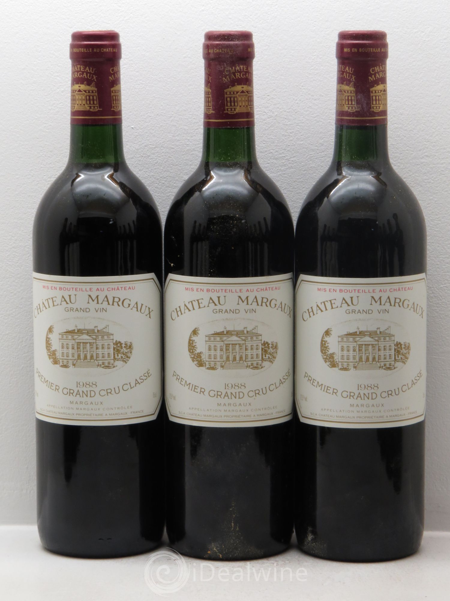 Château Margaux 1er Grand Cru Classé 1988 - Lot de 12 bouteilles - 1