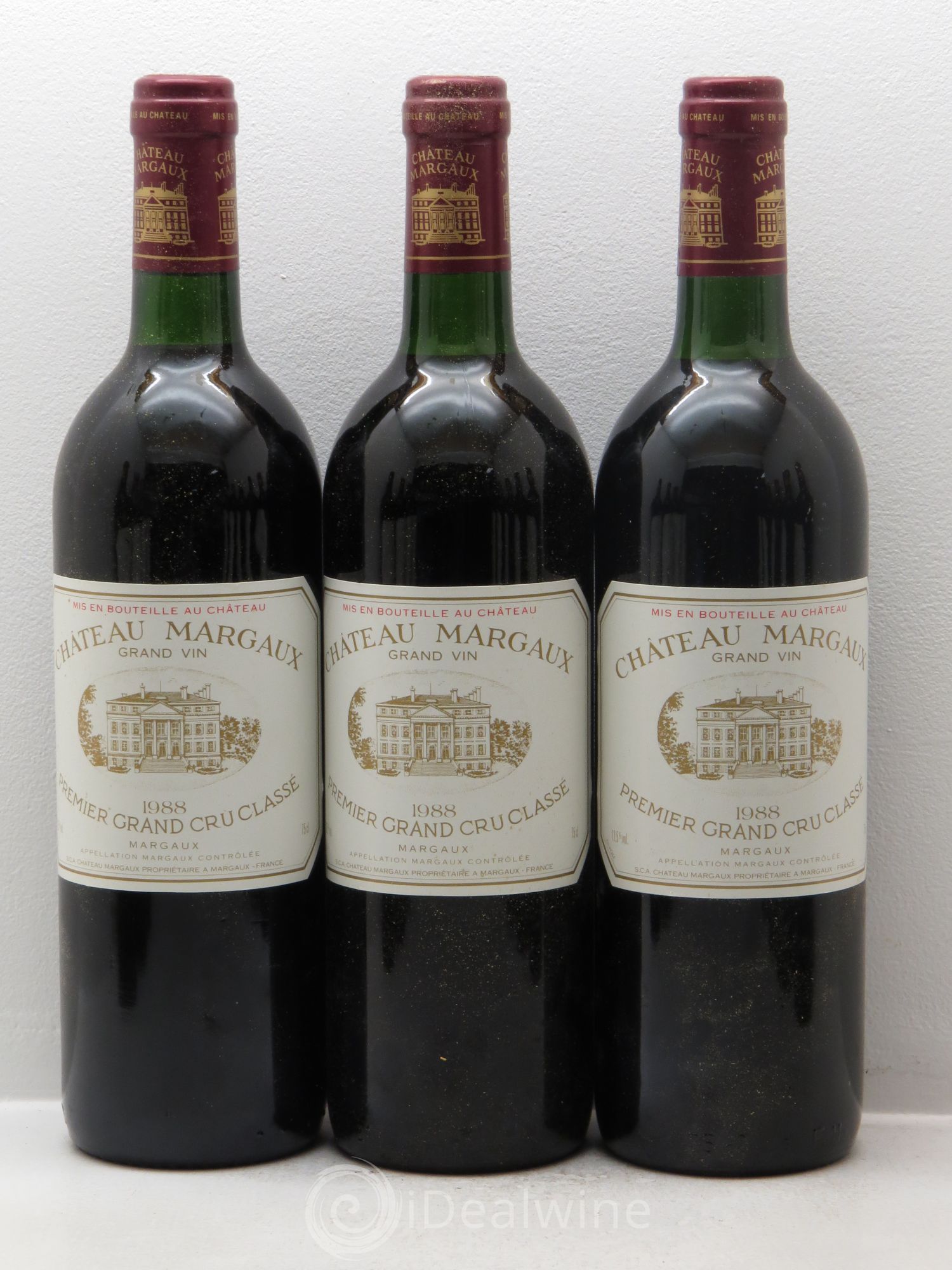 Château Margaux 1er Grand Cru Classé 1988 - Lot de 12 bouteilles - 1