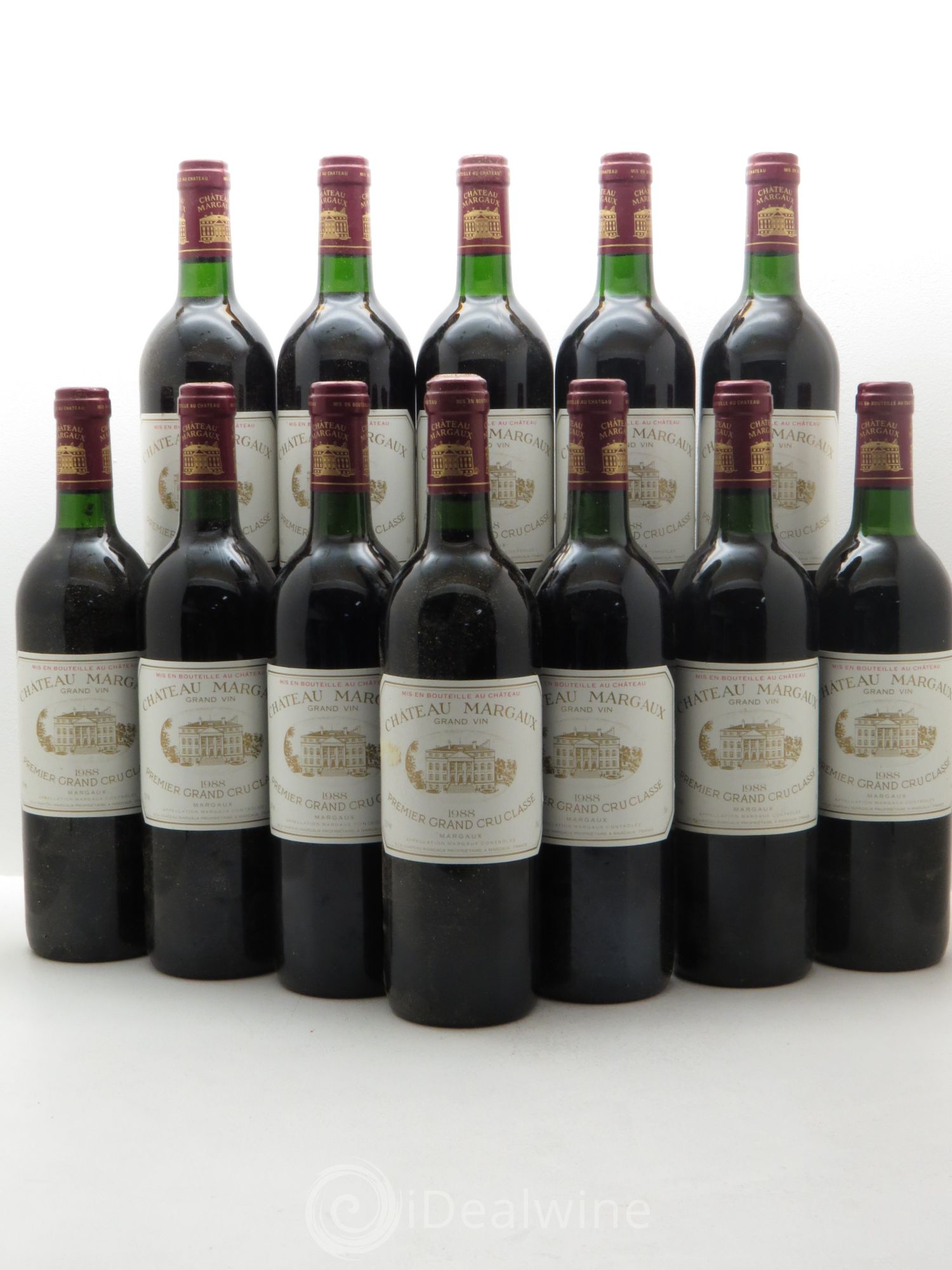 Château Margaux 1er Grand Cru Classé 1988 - Lot de 12 bouteilles - 0