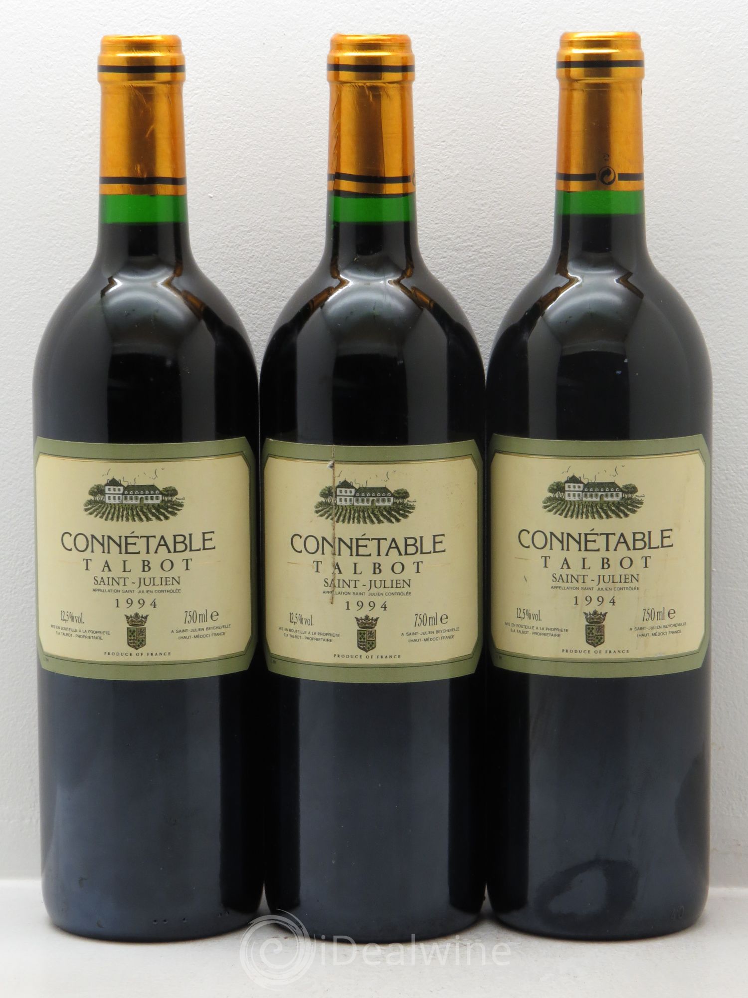 Connétable de Talbot Second Vin 1994 - Lot de 3 bouteilles - 0
