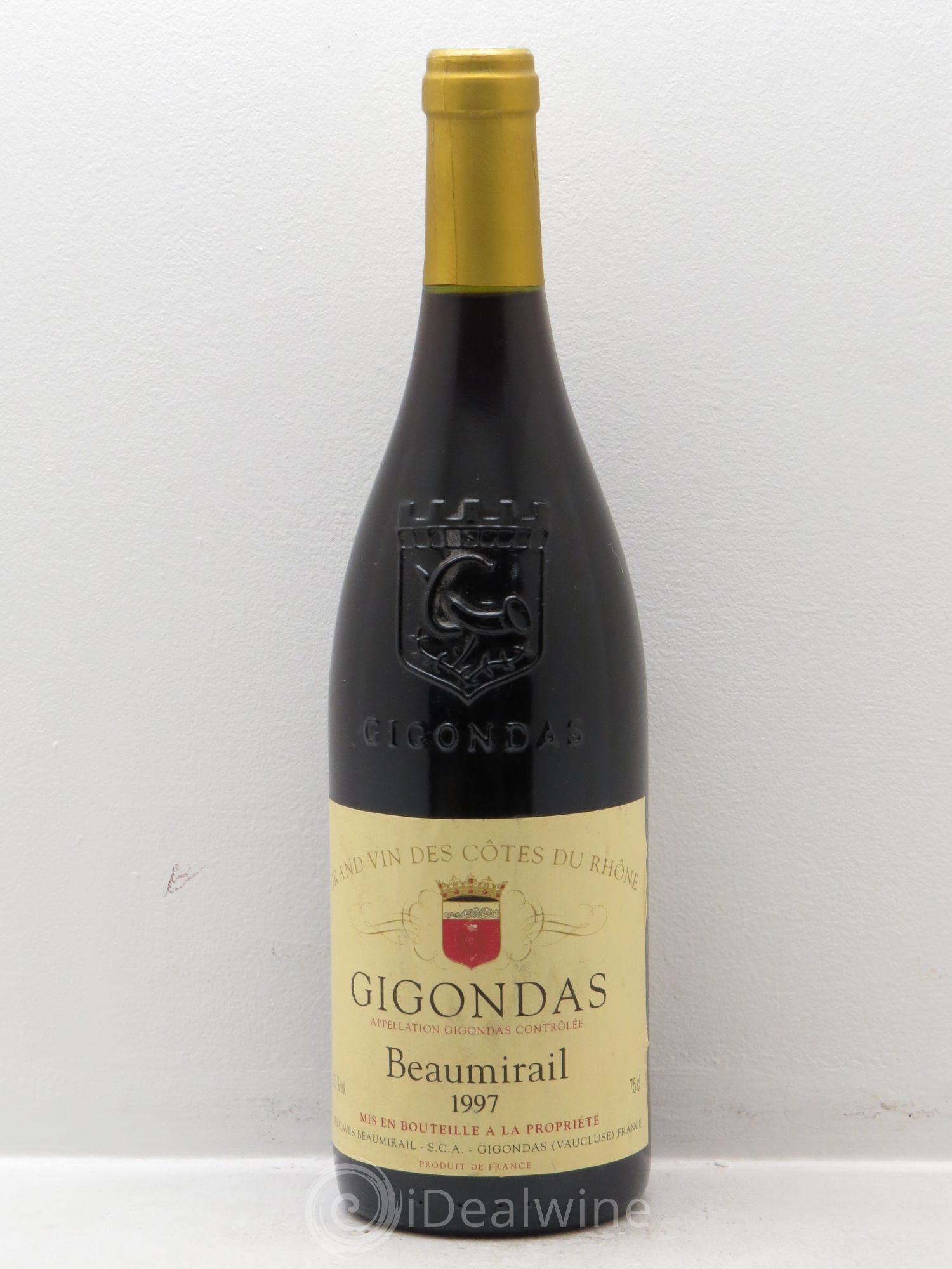 Gigondas Beaumirail 1997 - Lot de 1 bouteille - 0