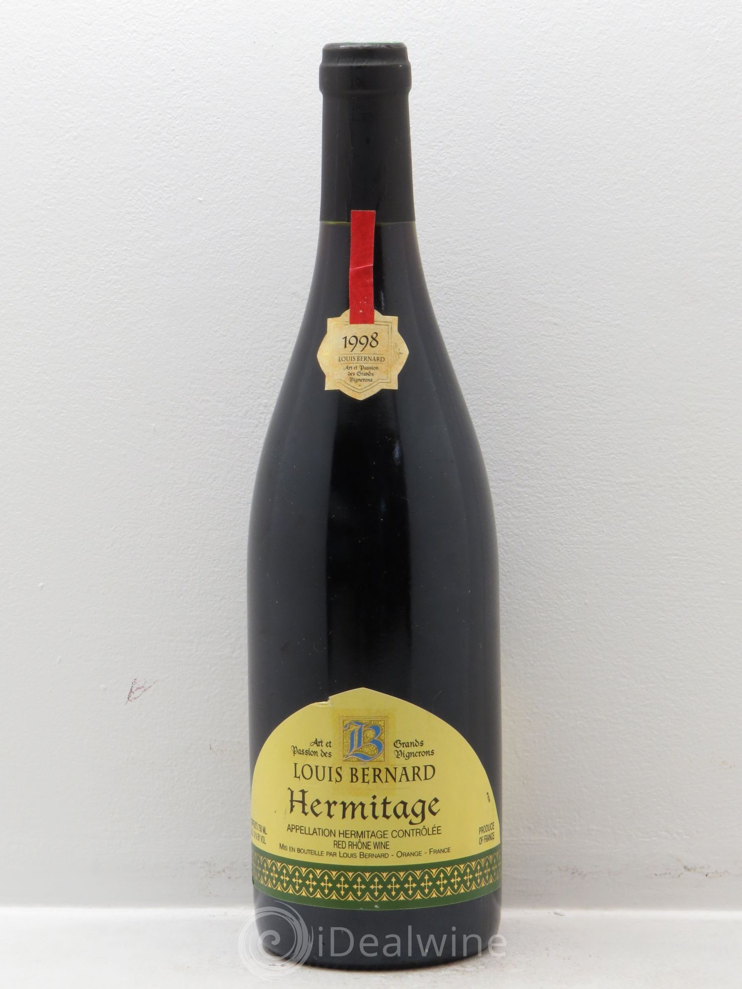 Hermitage Louis bernard 1998 - Lot de 1 bouteille - 0