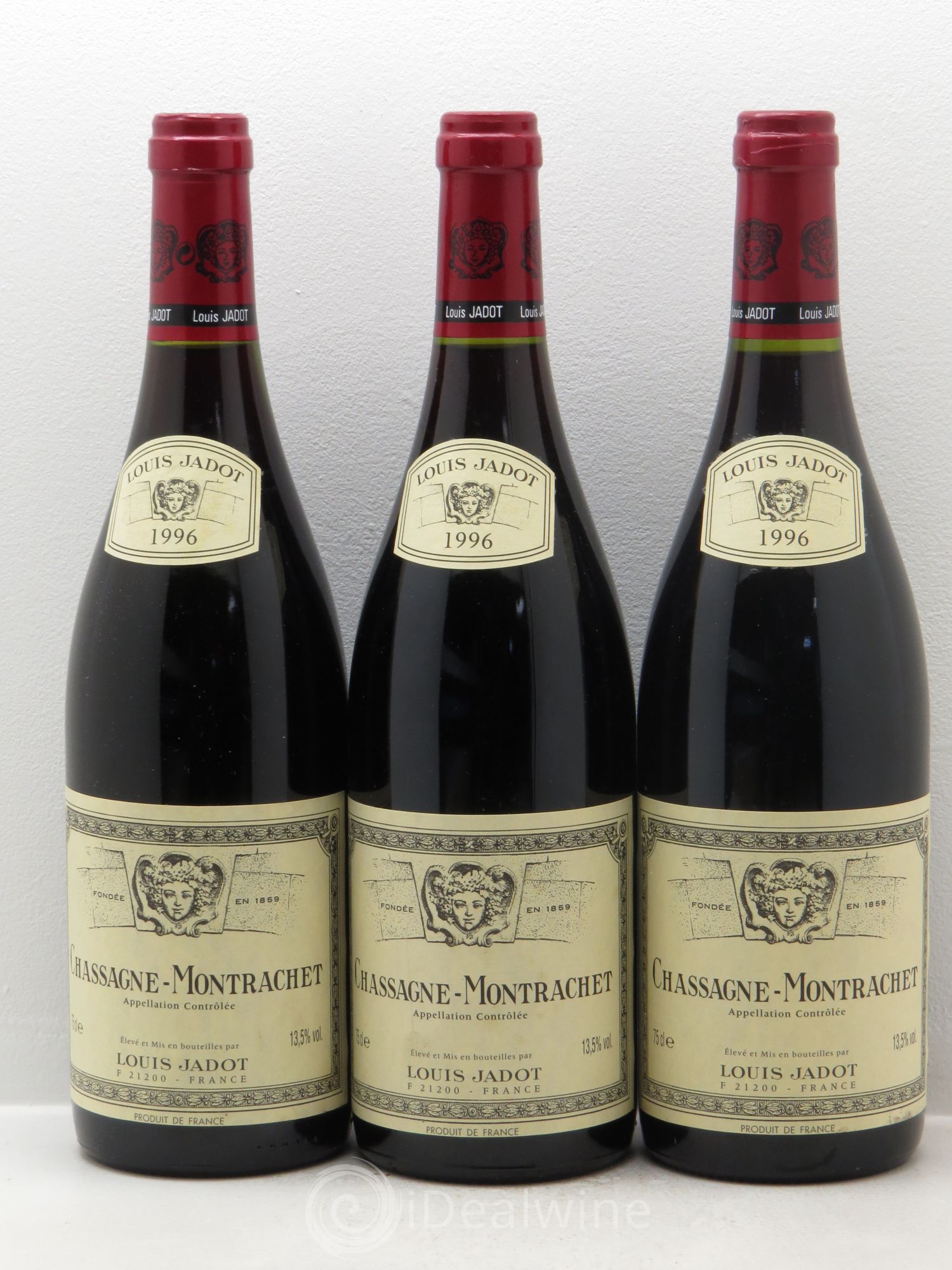 Chassagne-Montrachet Maison Louis Jadot 1996 - Lot de 3 bouteilles - 0