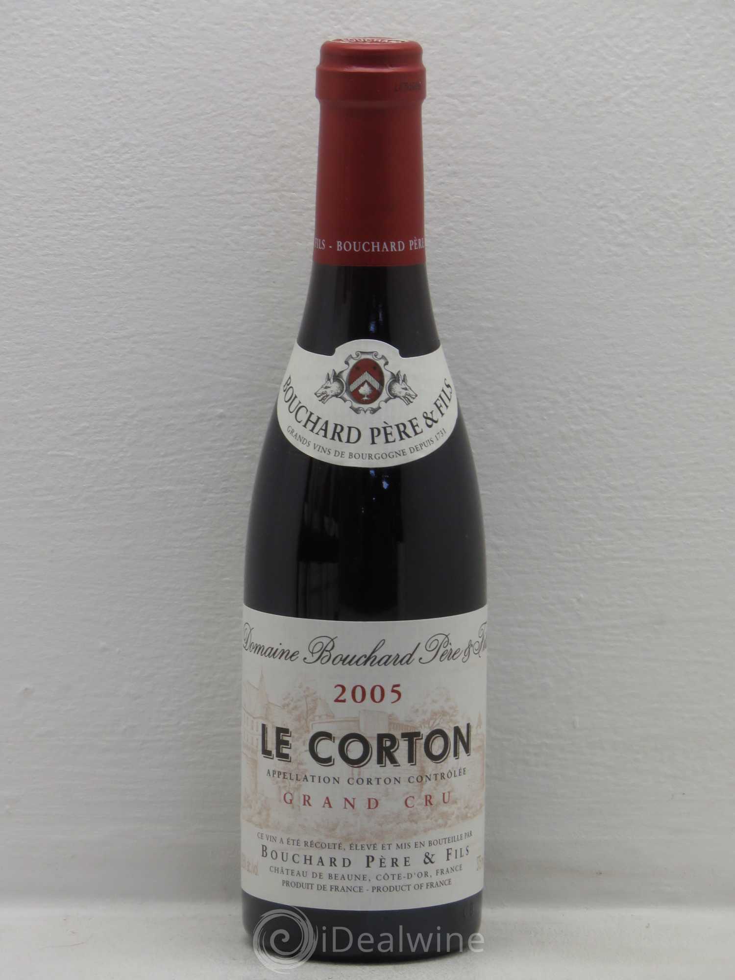 Corton Grand Cru Le Corton Bouchard Père & Fils 2005 - Lot de 6 demi bouteilles - 0