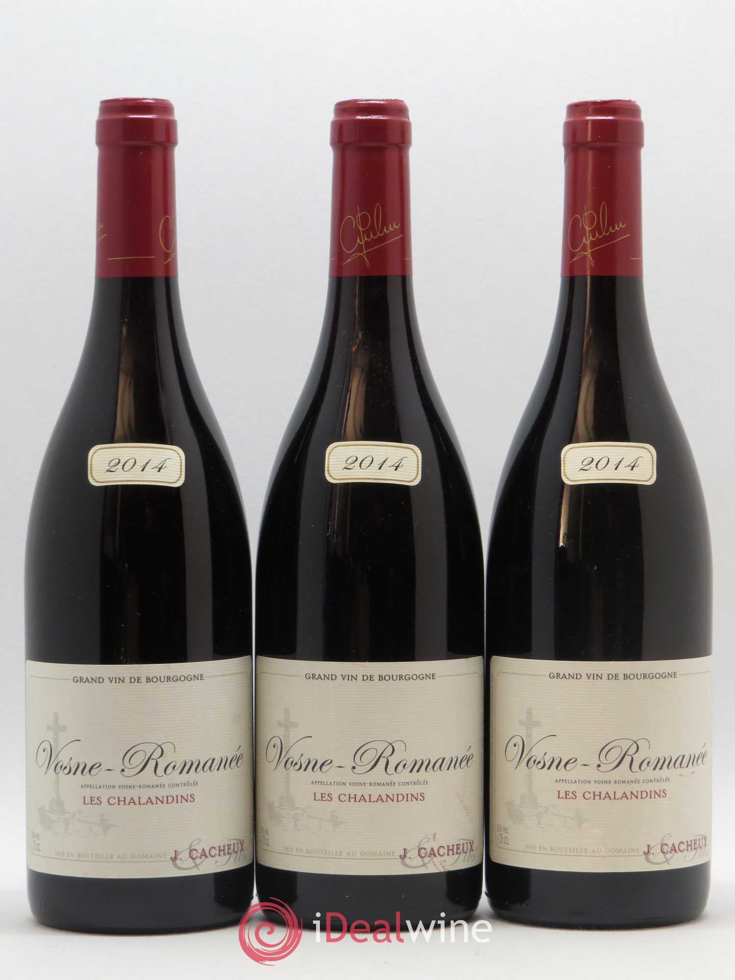 Vosne-Romanée Les Chalandins Domaine Jacques Cacheux 2014 - Posten von 6 Flaschen - 2